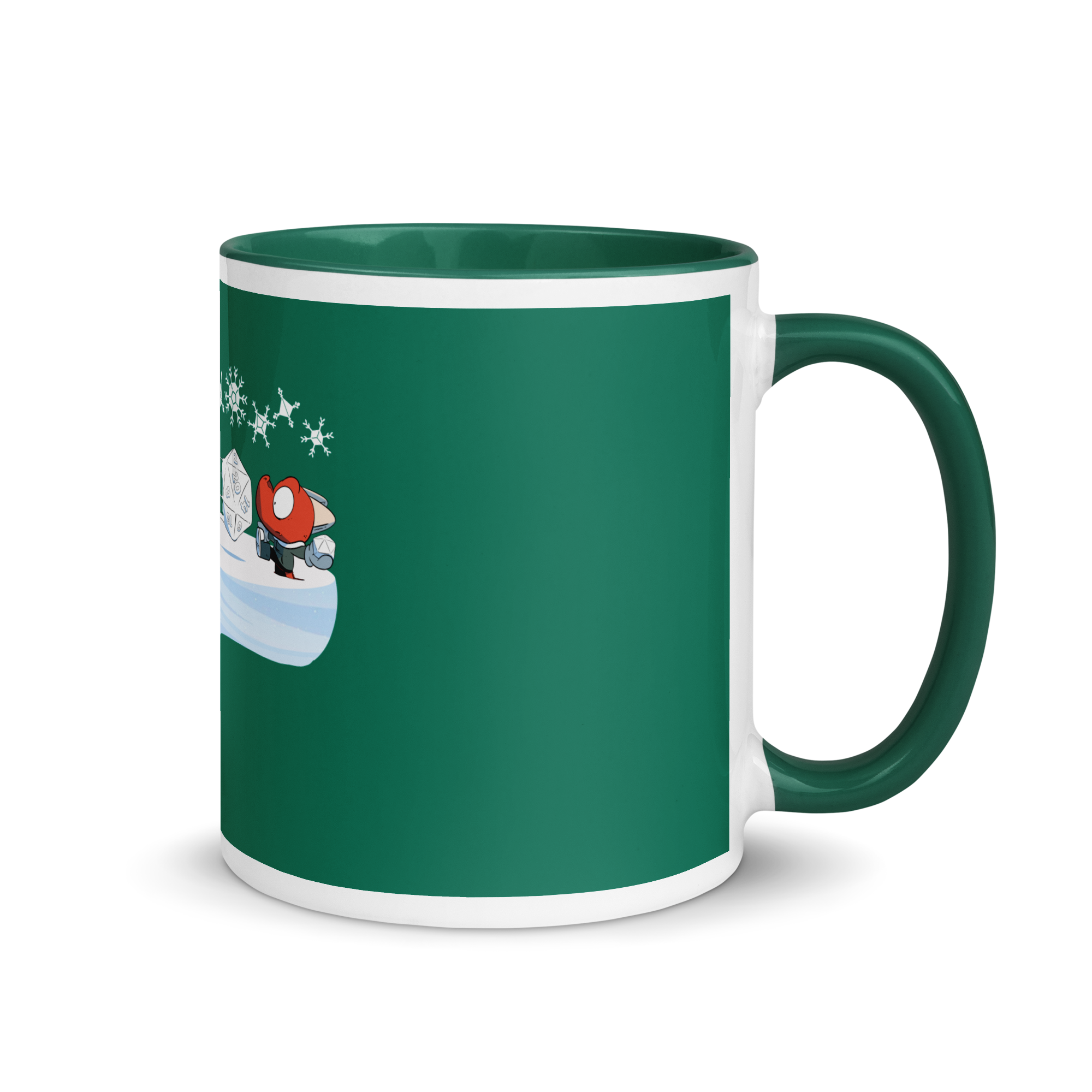 Gen Con Kobold Snowball Fight Green Mug | Rollacrit