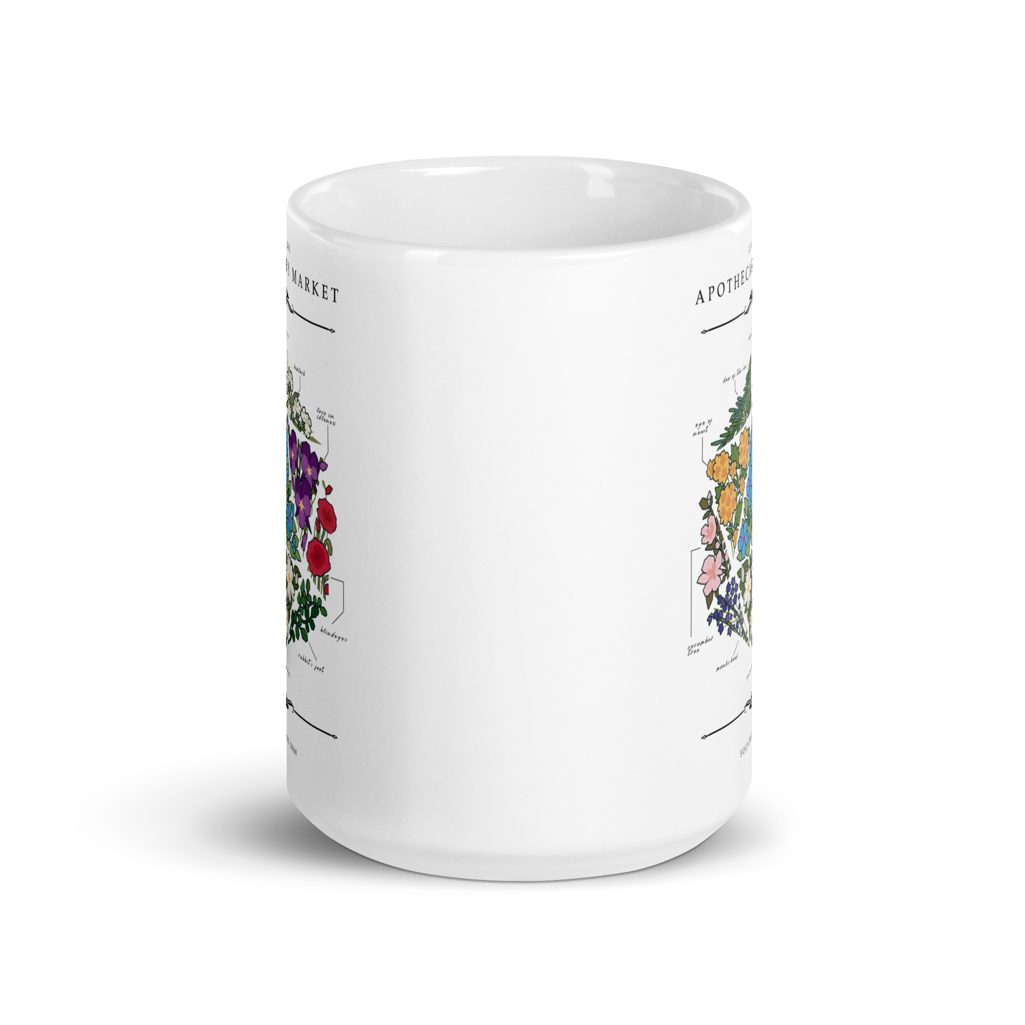 Gen Con Floral d20 Mug | Rollacrit