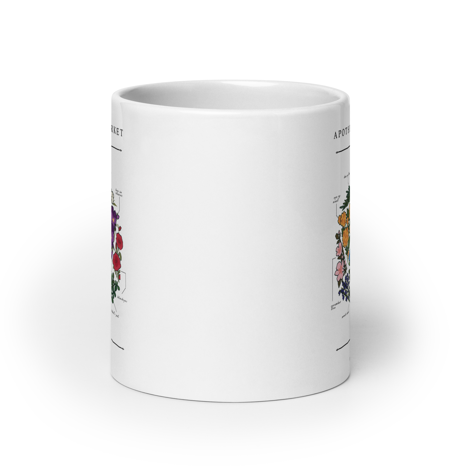 Gen Con Floral d20 Mug | Rollacrit