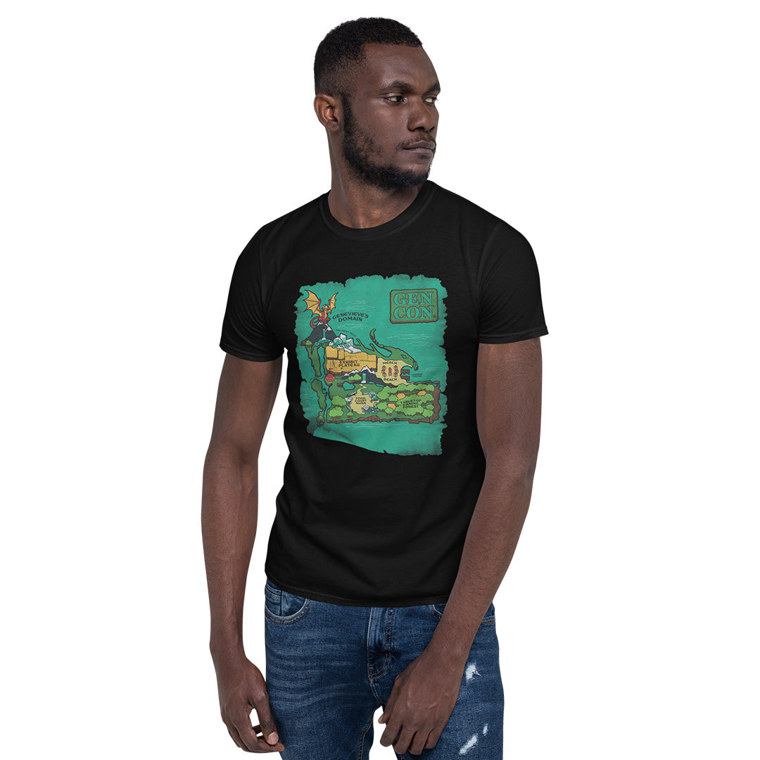 Gen Con Island Map T-Shirt | Rollacrit