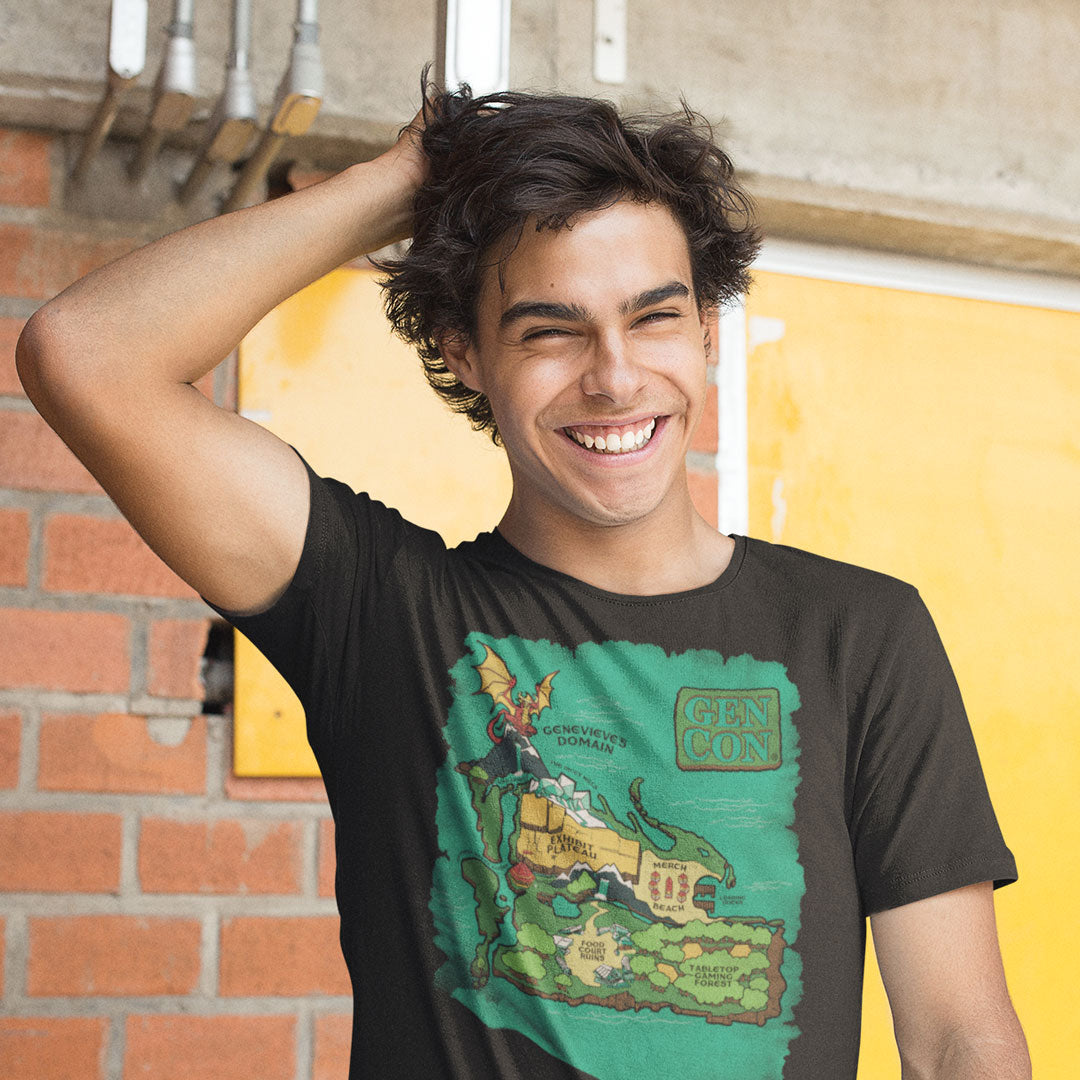 Gen Con Island Map T-Shirt | Rollacrit