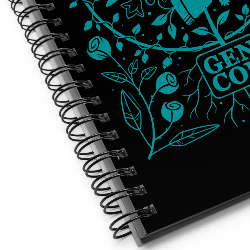 Gen Con Botanical Meeple Spiral Notebook | Rollacrit