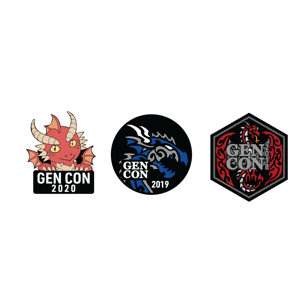 Gen Con 2020 Pin Set | Rollacrit
