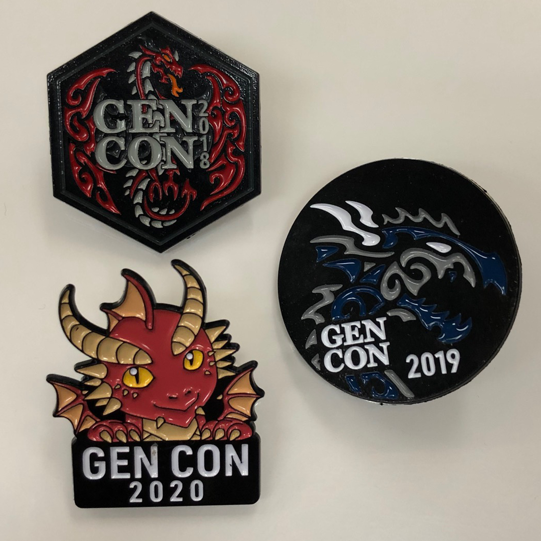 Gen Con 2020 Pin Set | Rollacrit