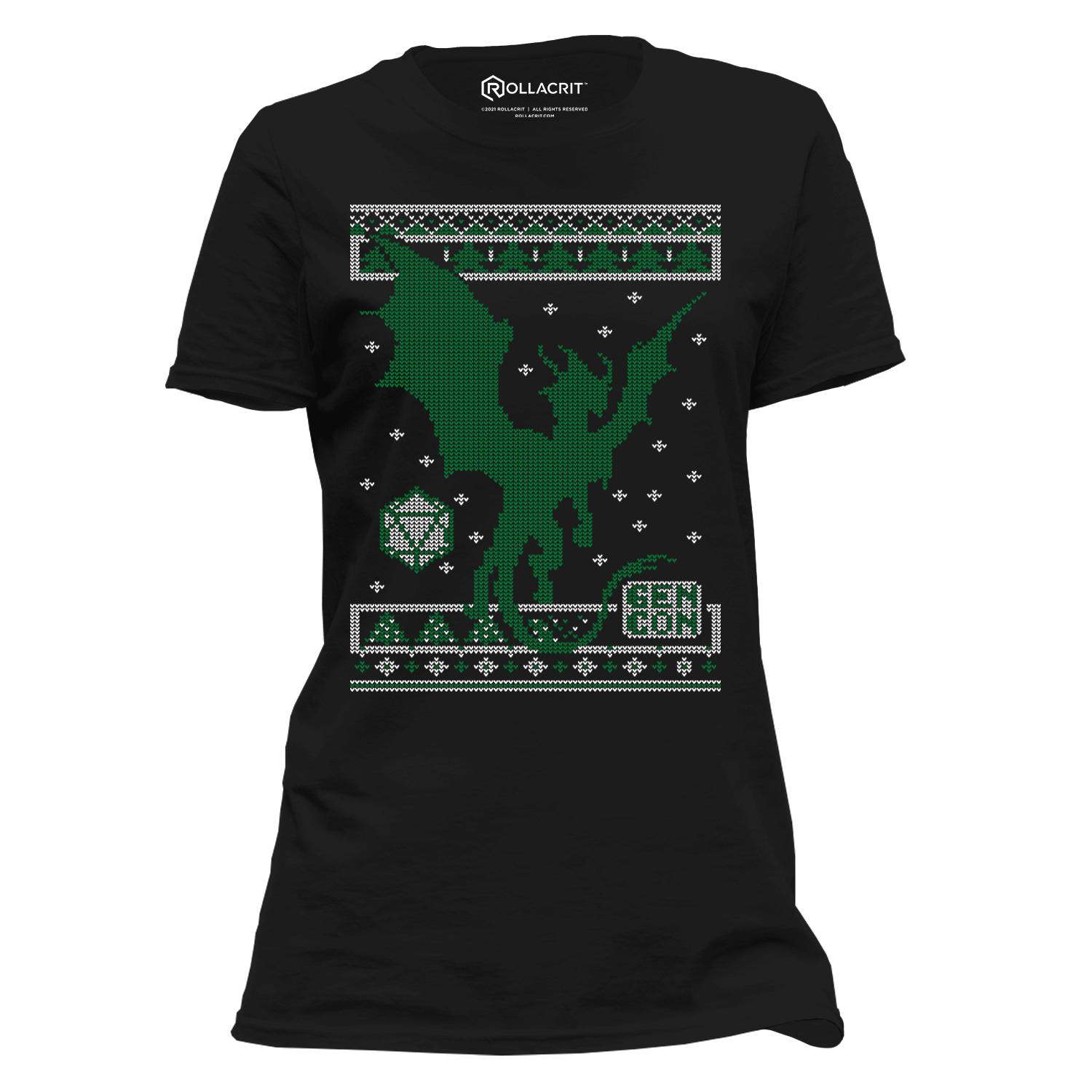 Gen Con Holiday Relaxed Fitted T-Shirt | Rollacrit