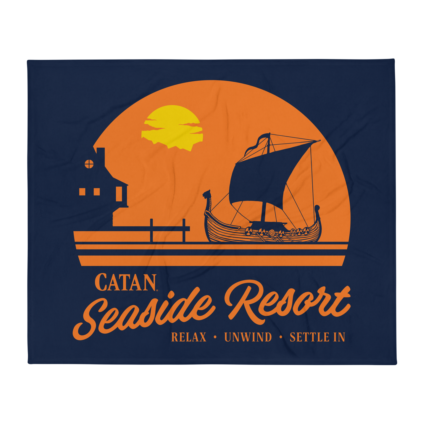 CATAN Seaside Resort Throw Blanket | Rollacrit