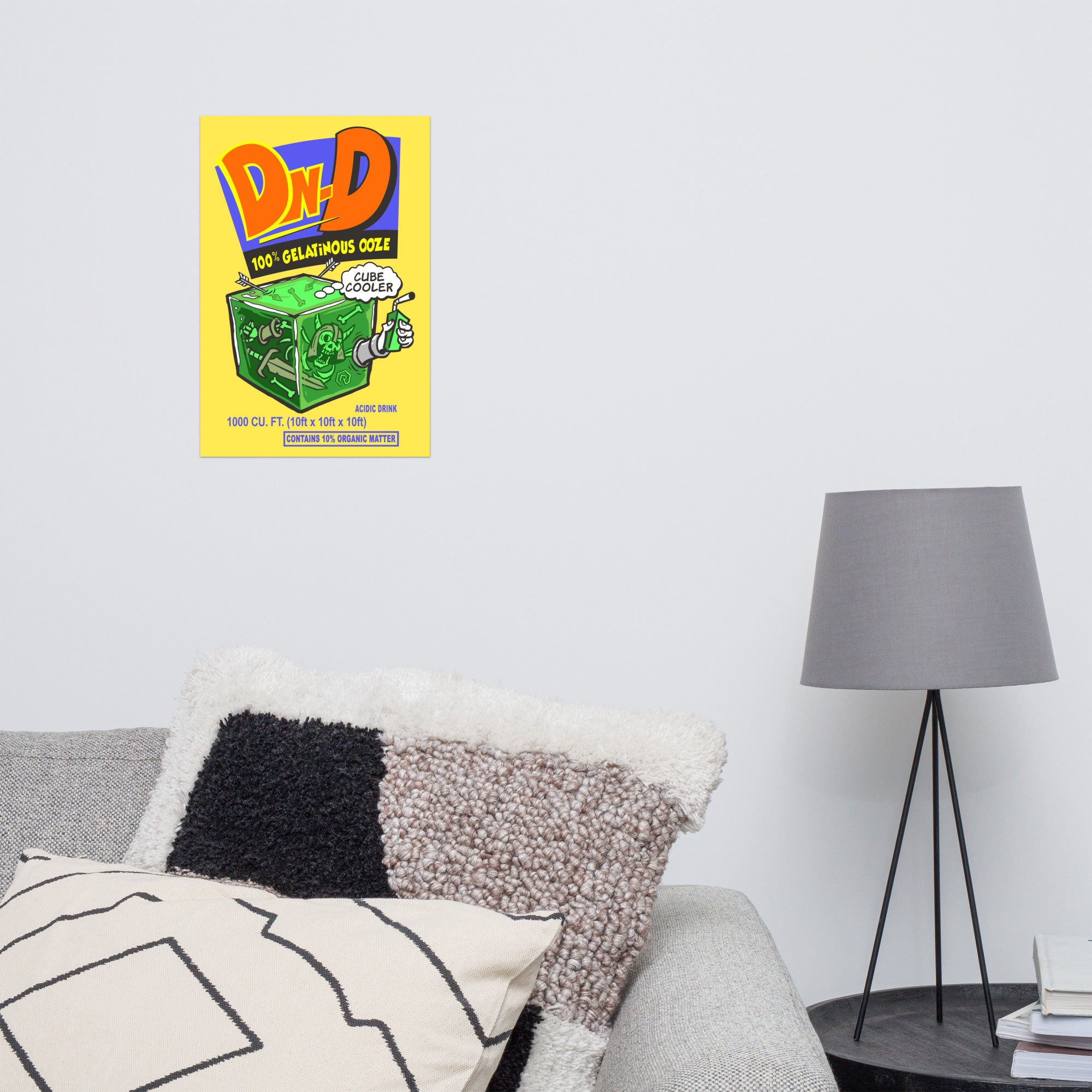 Gelatinous Cubic Cooler Poster | Rollacrit