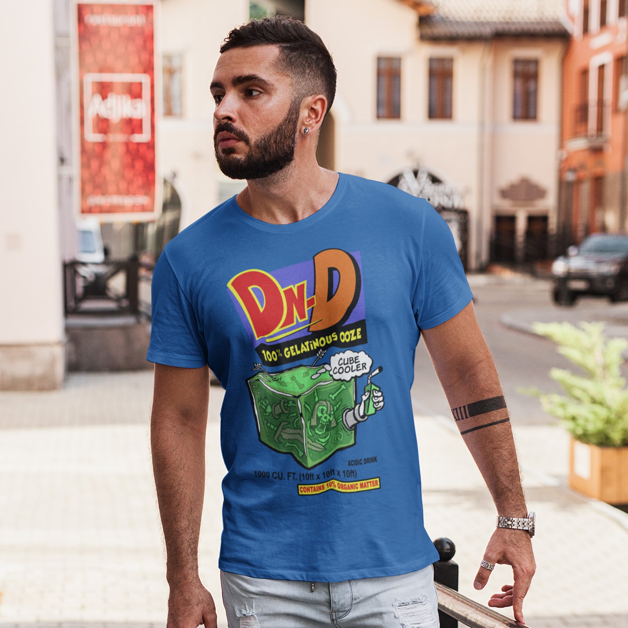 Gelatinous Cubic Cooler Slim Fit T-Shirt | Rollacrit