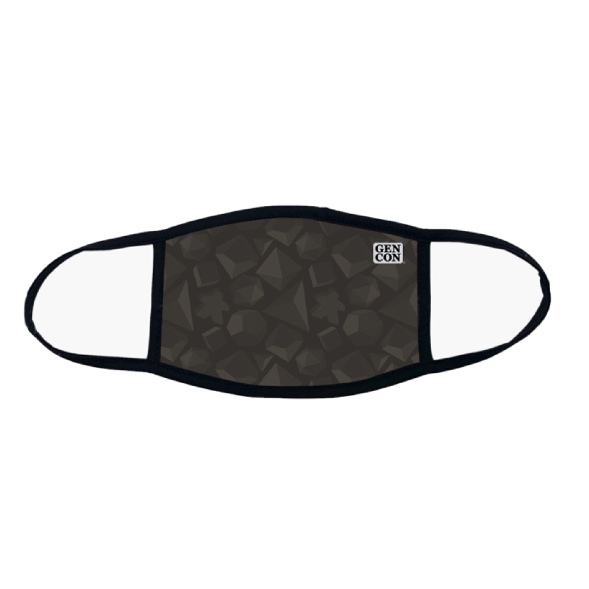 Gen Con Gray Dice Face Mask | Rollacrit