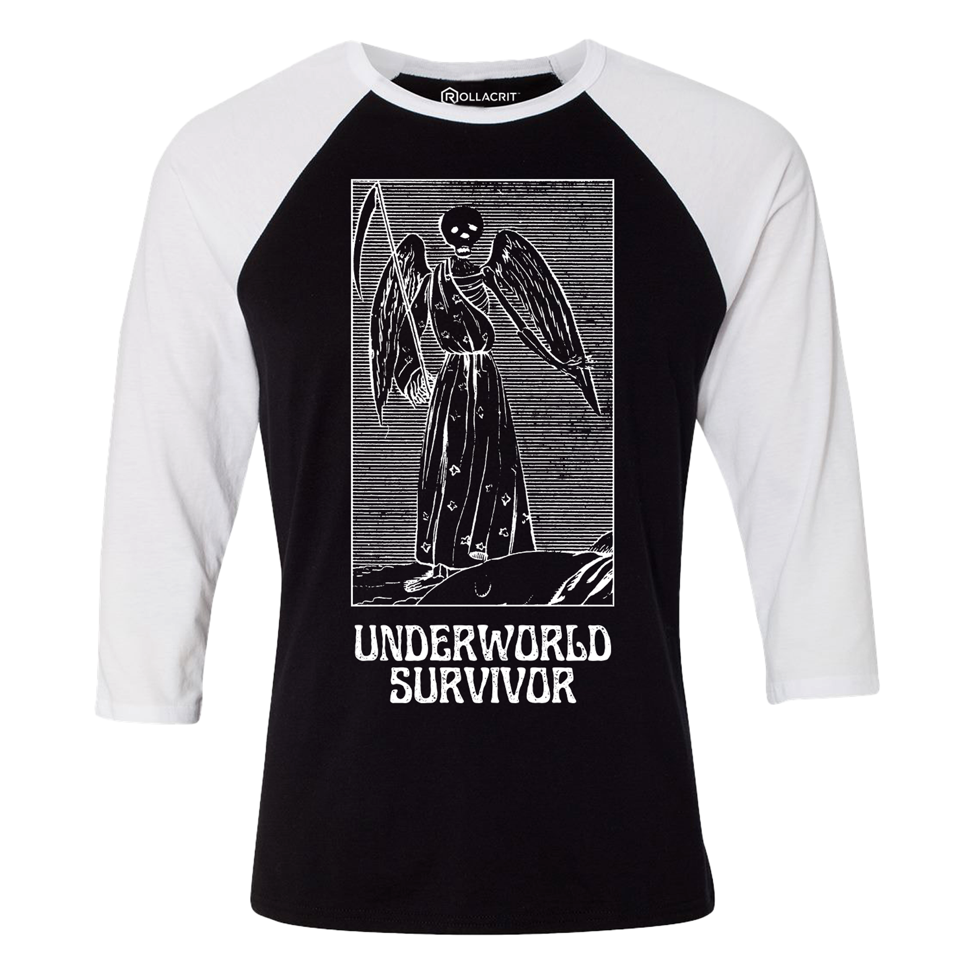 Gen Con Underworld Survivor Raglan T-Shirt | Rollacrit