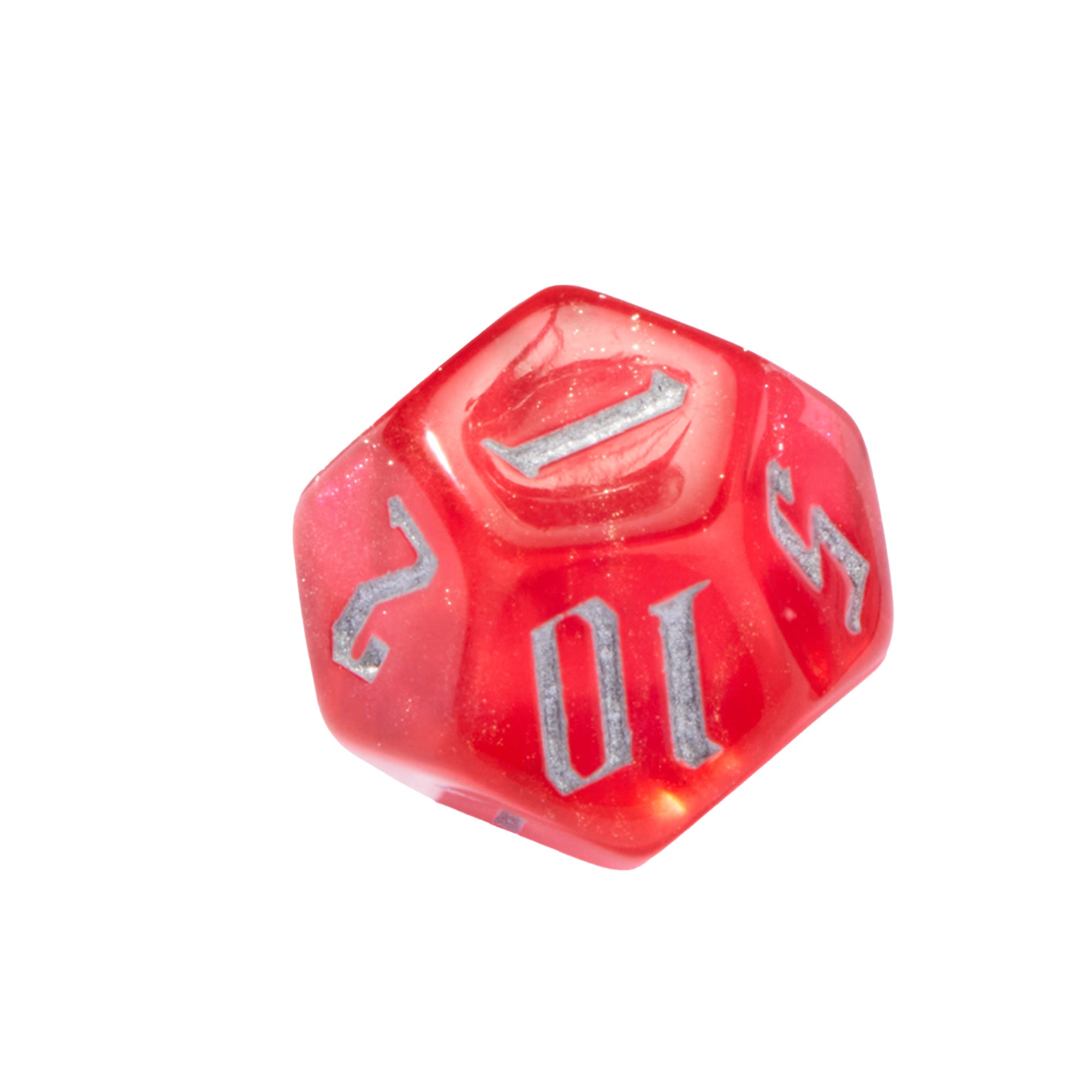 Magical Boarding School Red Acrylic 7pc Dice Set | Rollacrit
