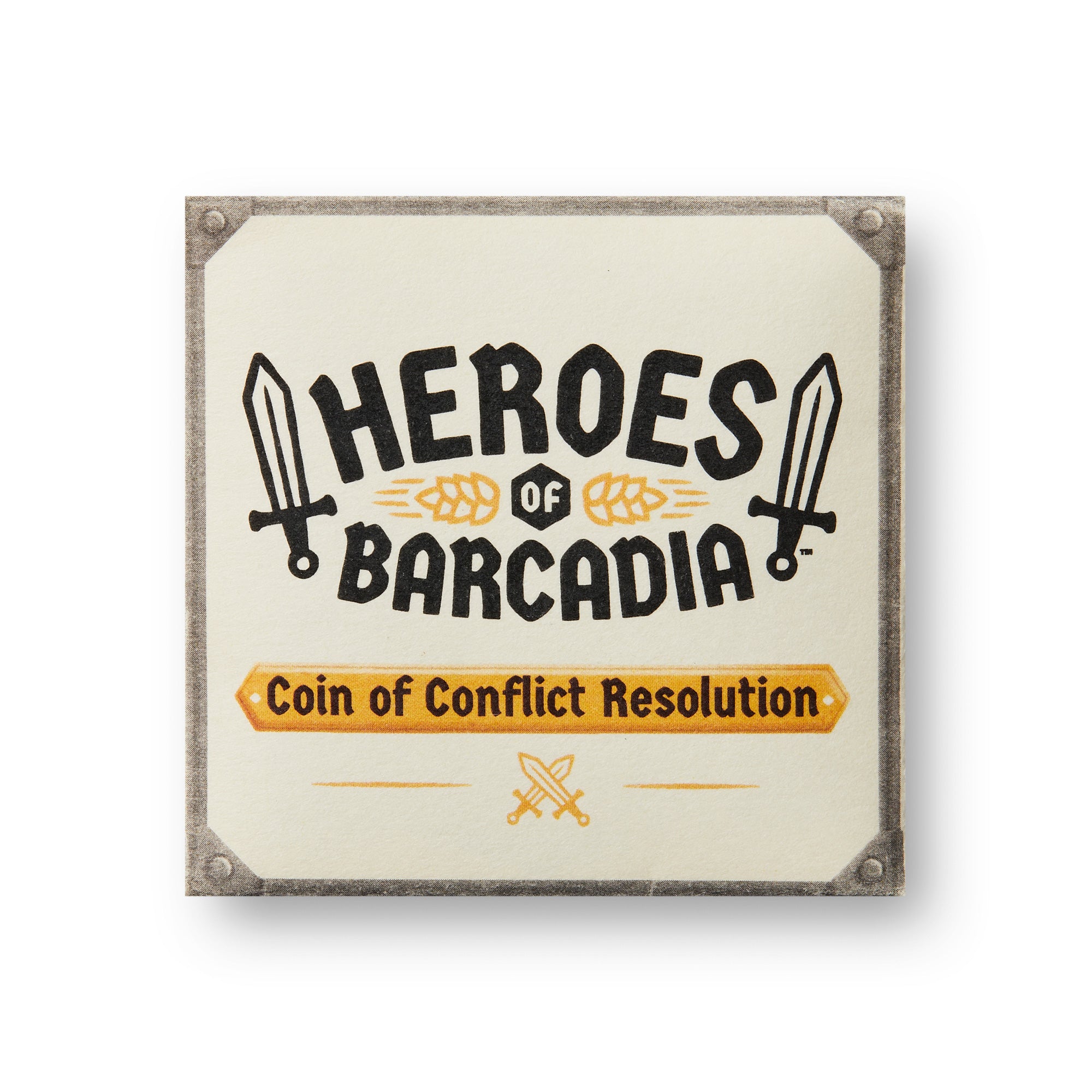 Heroes of Barcadia Coin of Conflict Resolution | Rollacrit
