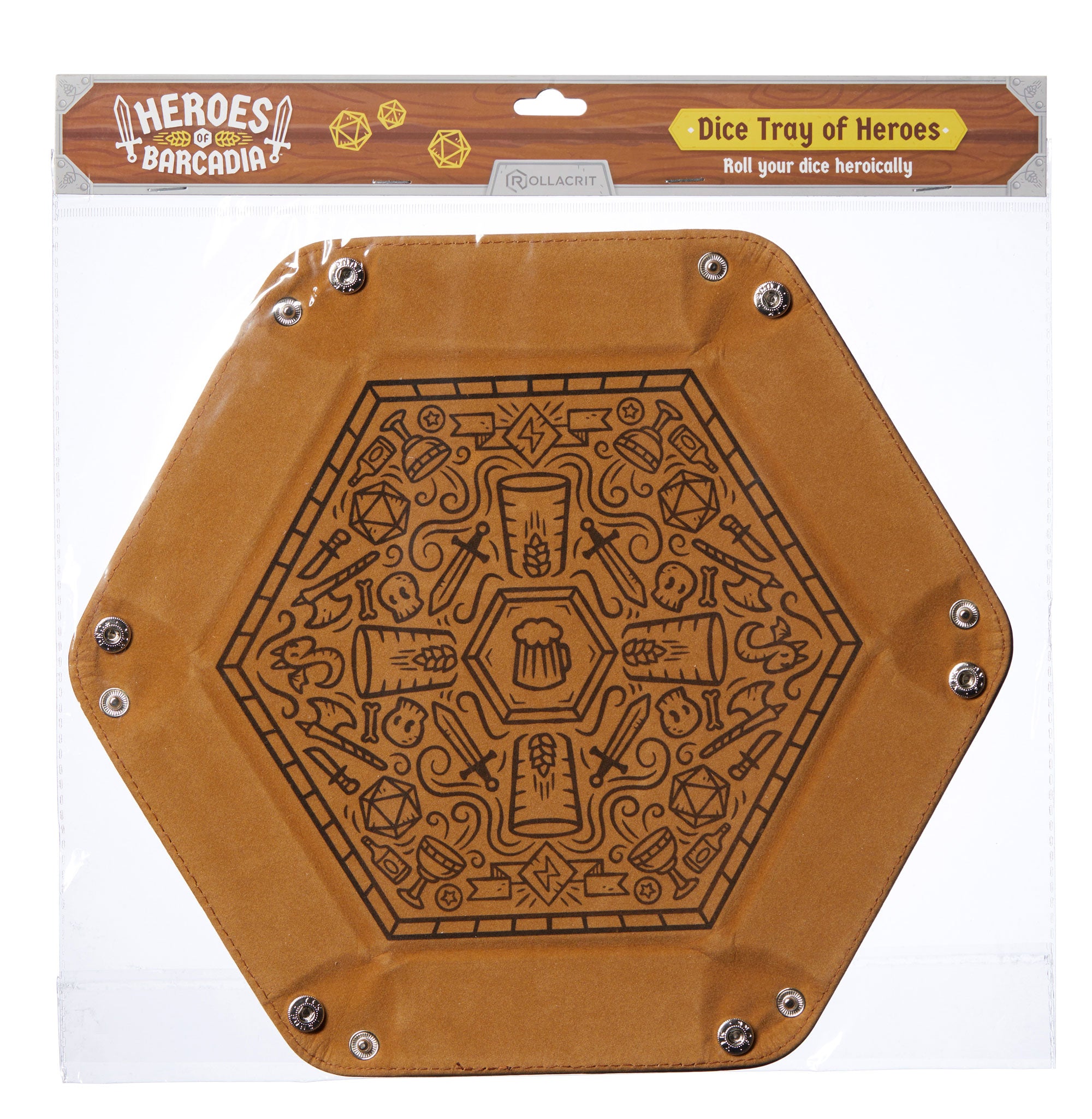 Heroes of Barcadia Dice Tray of Heroes | Rollacrit