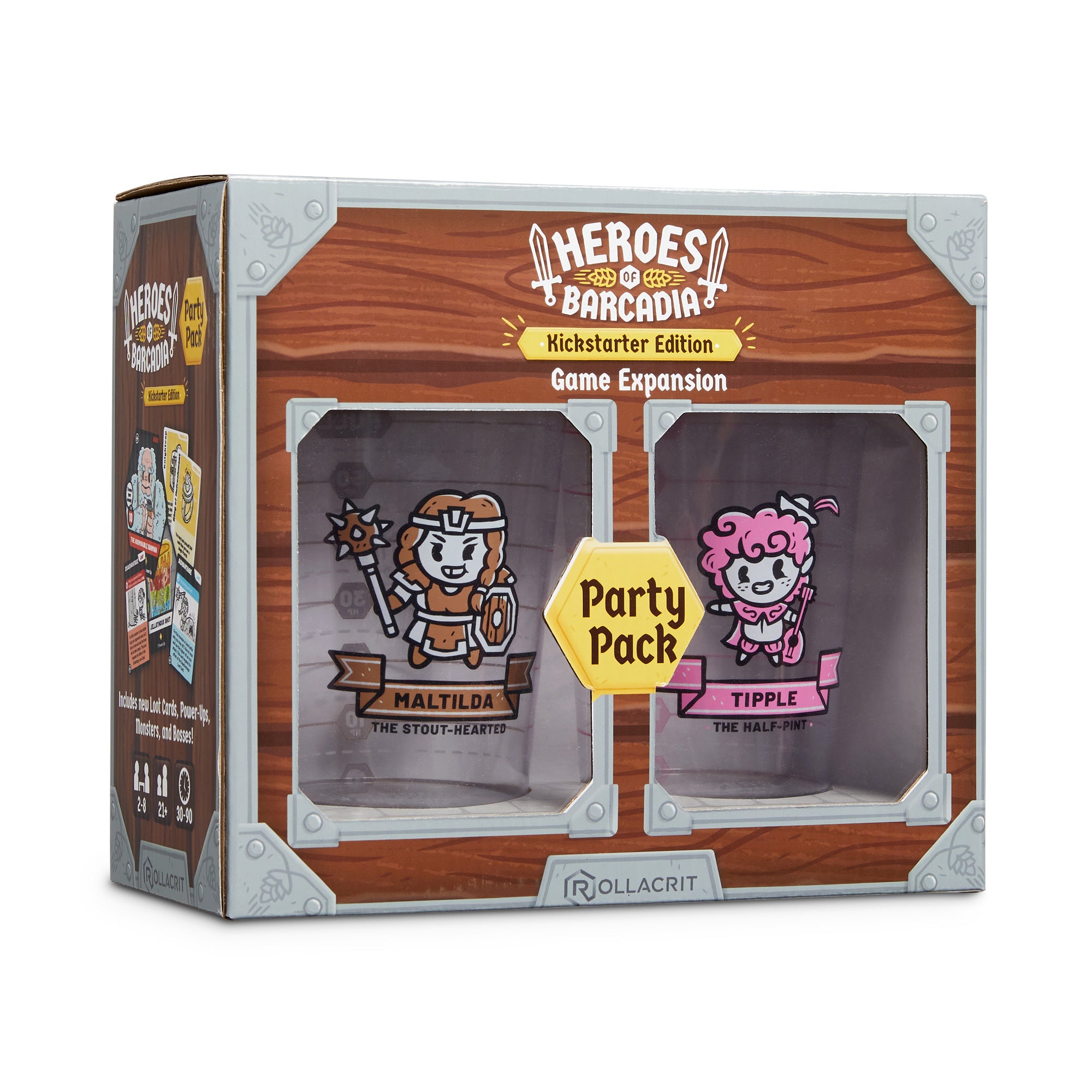 Heroes of Barcadia Party Pack Kickstarter Edition | Rollacrit