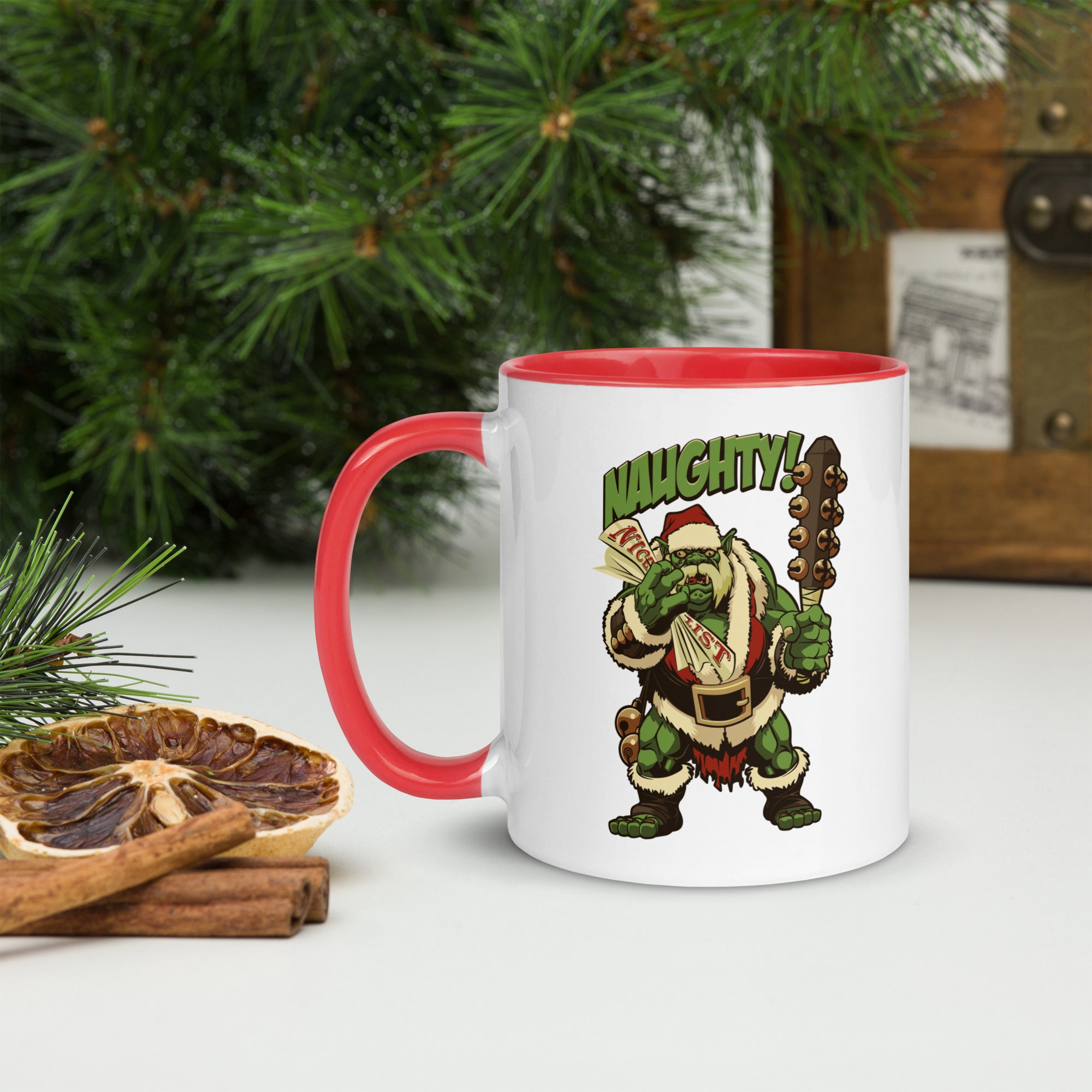 Holiday Naughty Ogre Mug | Rollacrit