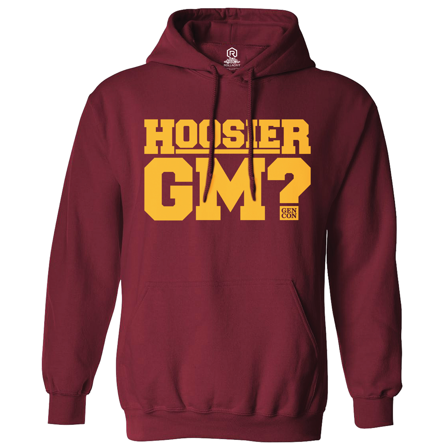 Gen Con Hoosier GM? Pullover Hoodie | Rollacrit
