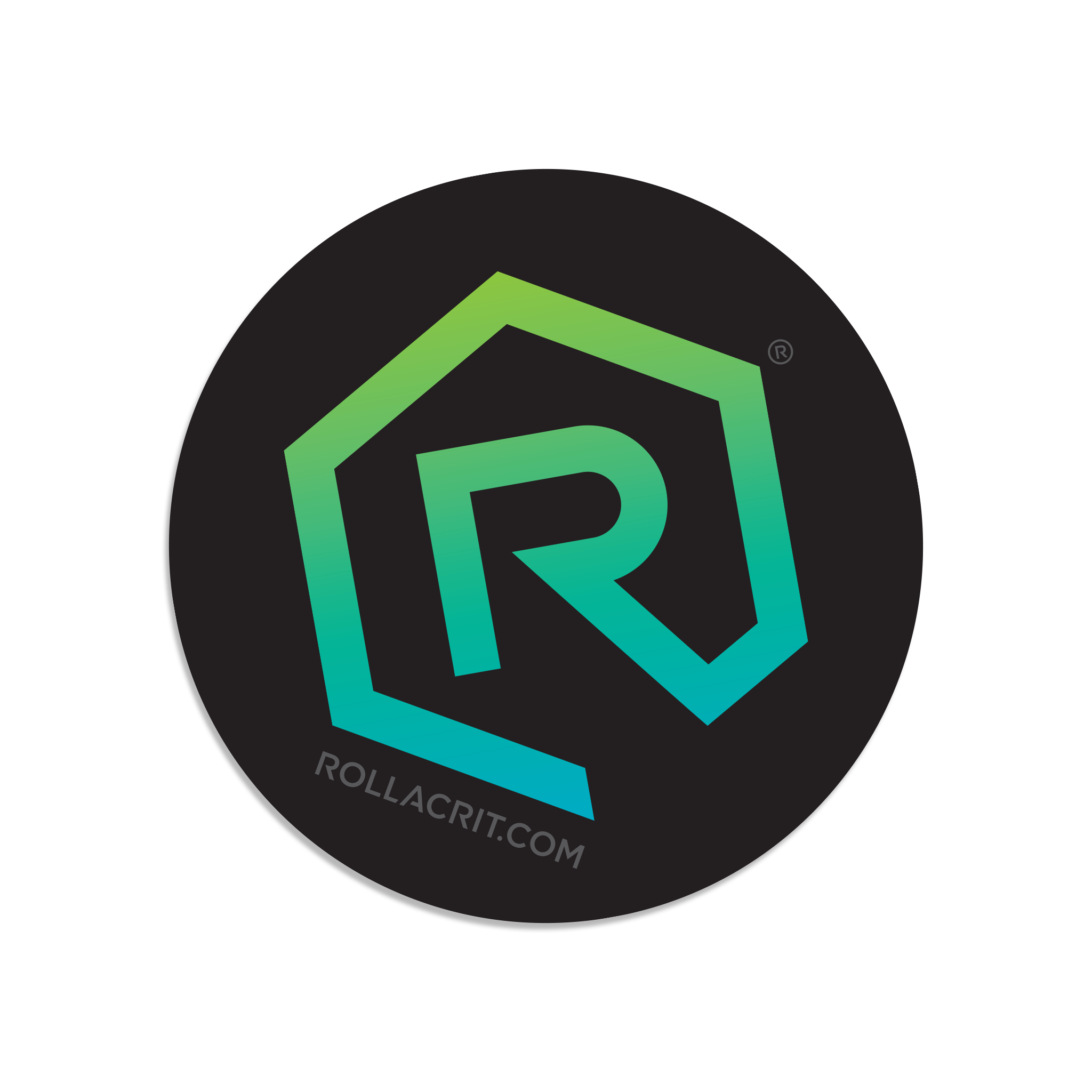 Green Horizon 1e Rollacrit Sticker | Rollacrit