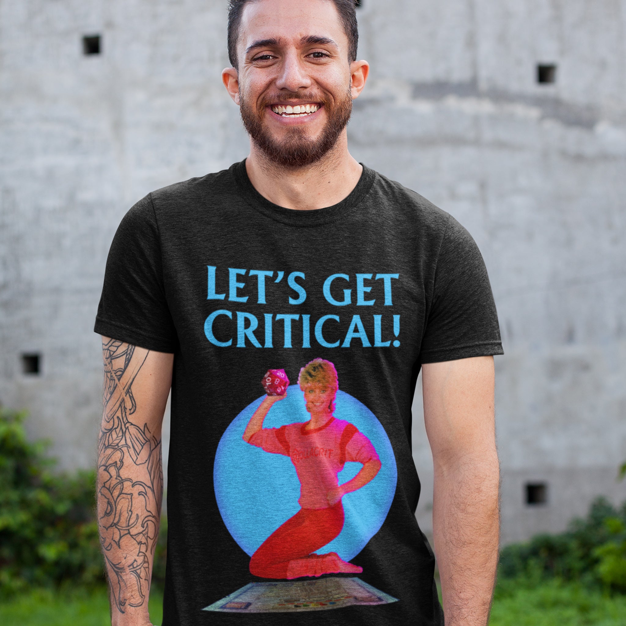 Let's Get Critical T-Shirt | Rollacrit