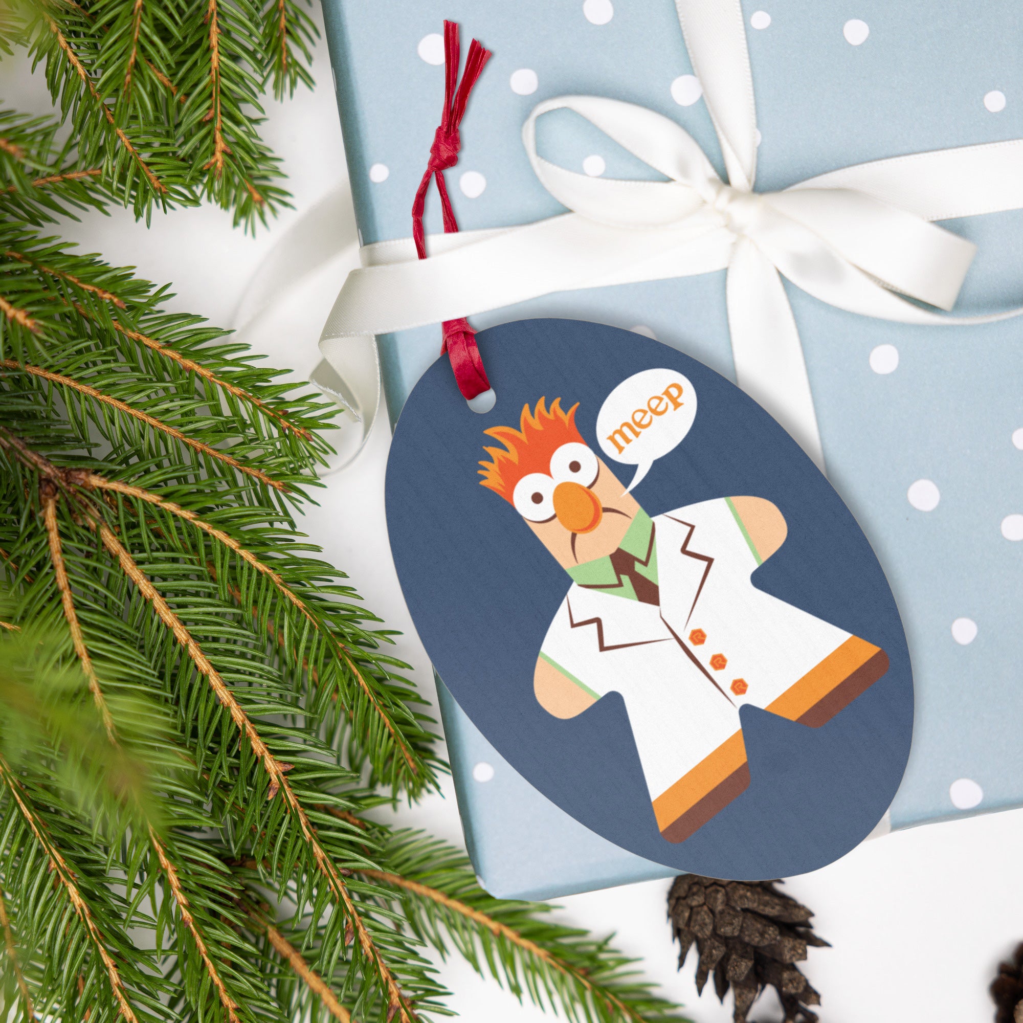 Mupple Meeple Wooden Ornament Magnet | Rollacrit