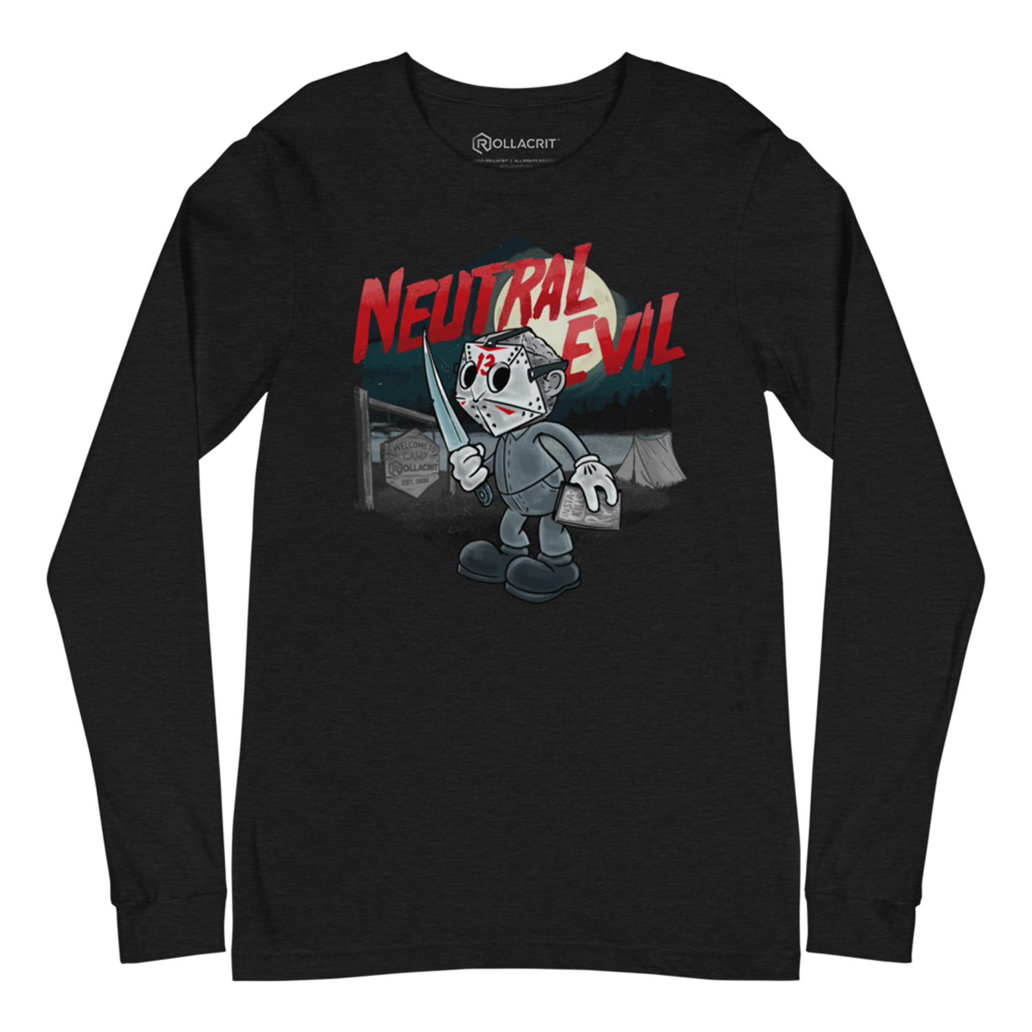 Neutral Evil Long Sleeve Tee | Rollacrit
