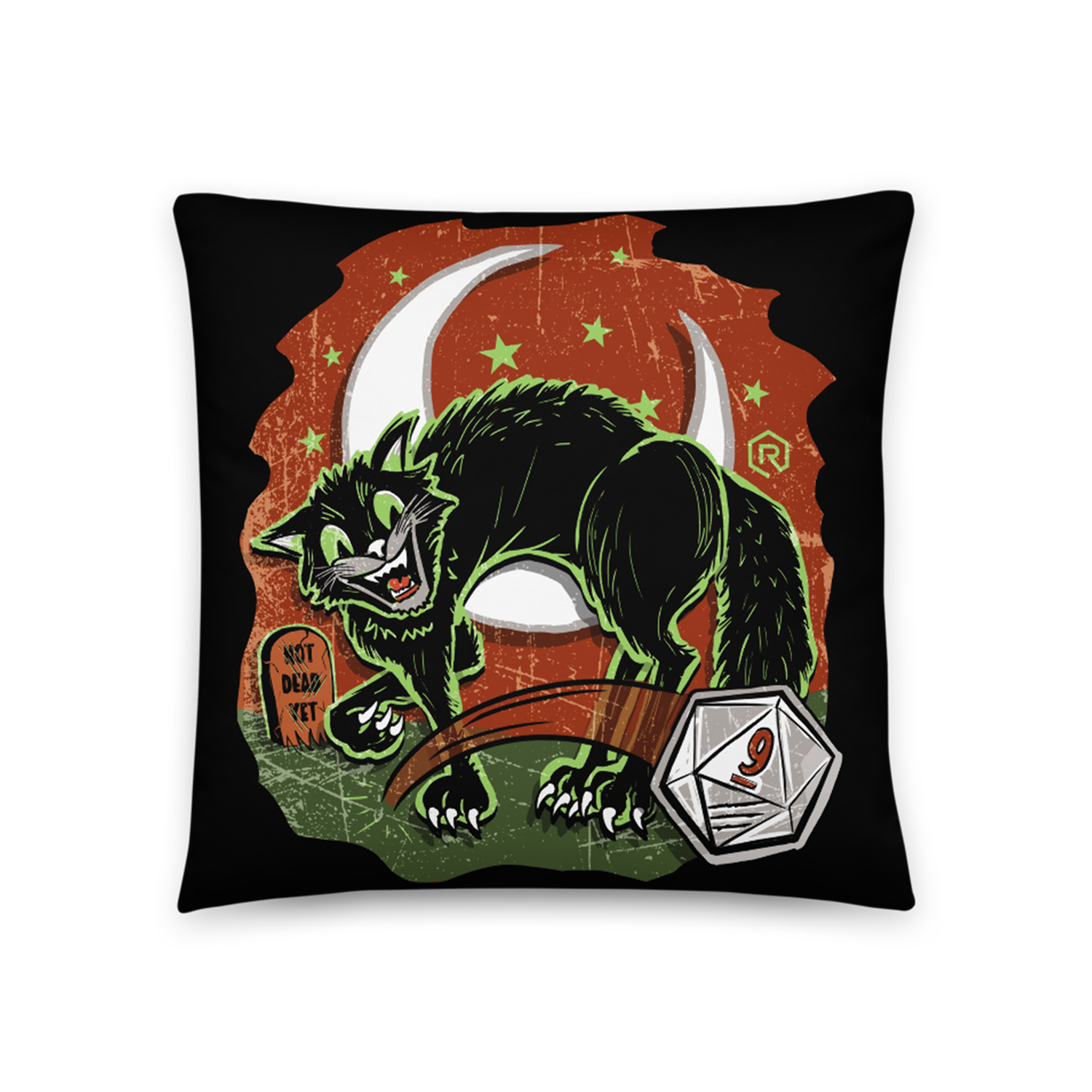 Not Dead Yet Pillow | Rollacrit