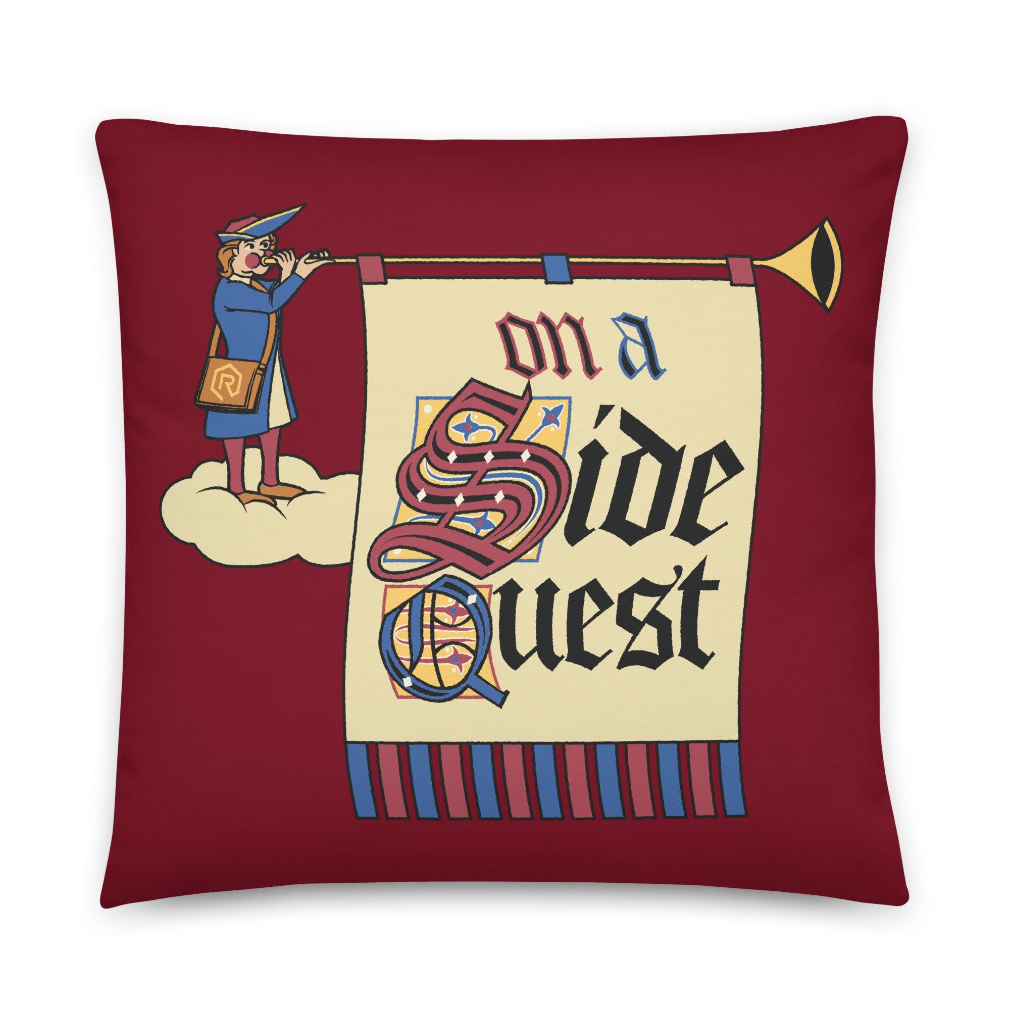 On a Side Quest Pillow