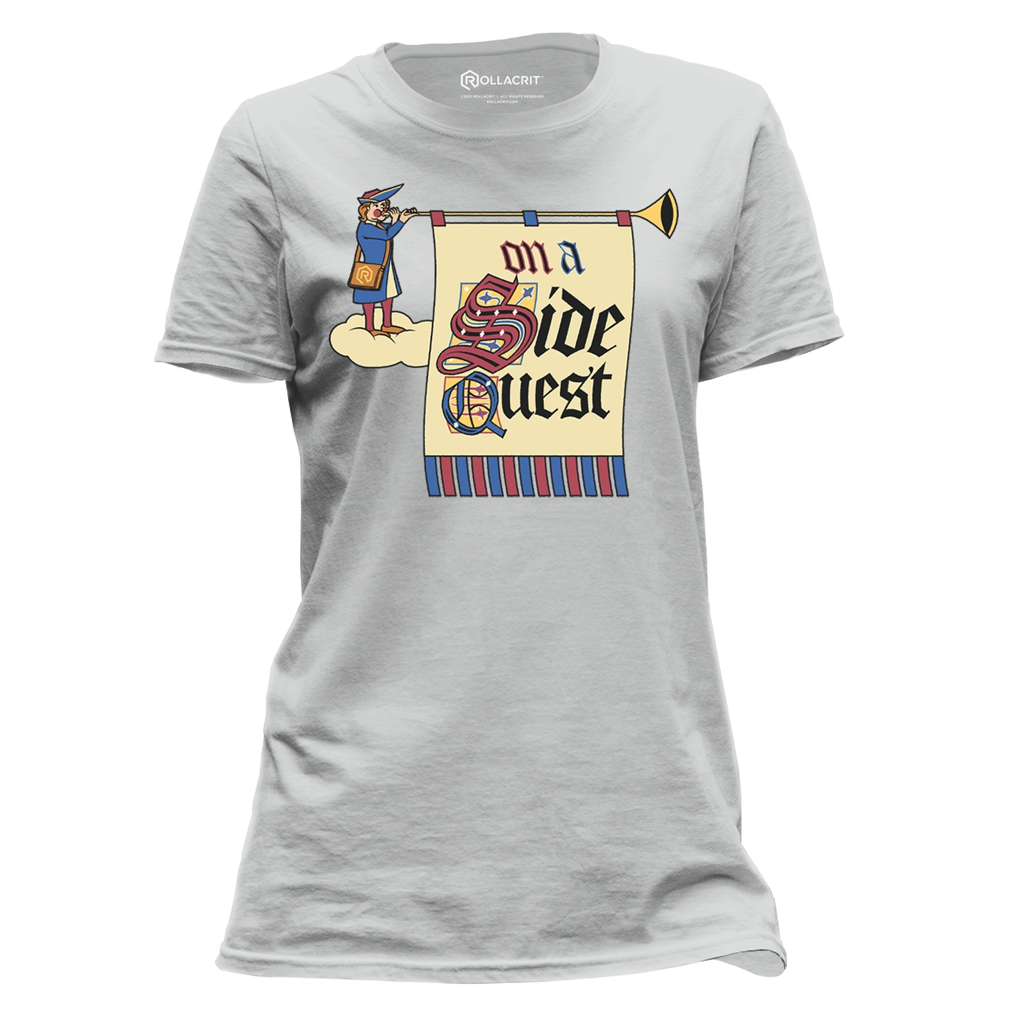 On a Side Quest Femme T-Shirt | Rollacrit