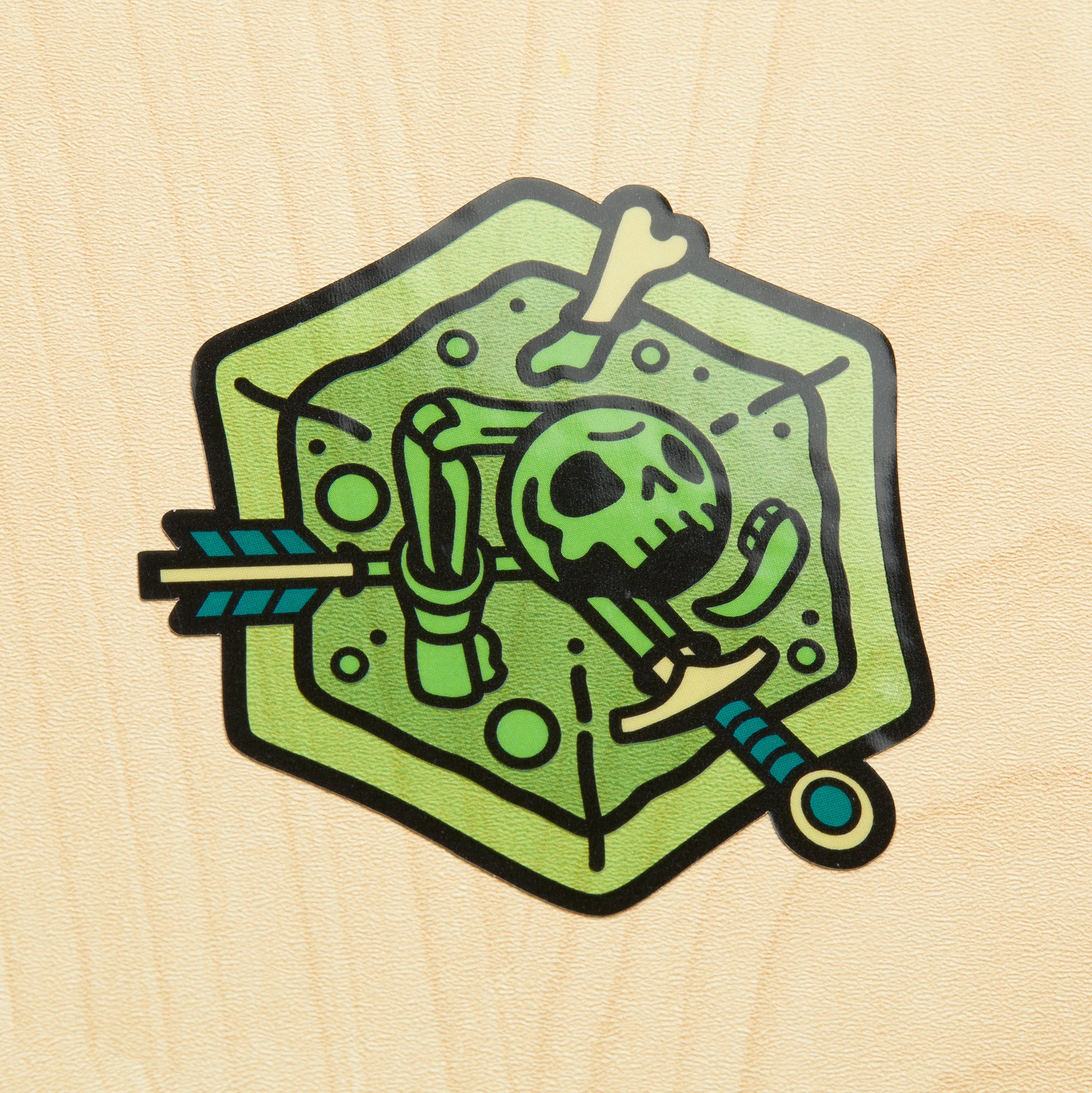 Transparent Gelatinous Goo Sticker | Rollacrit