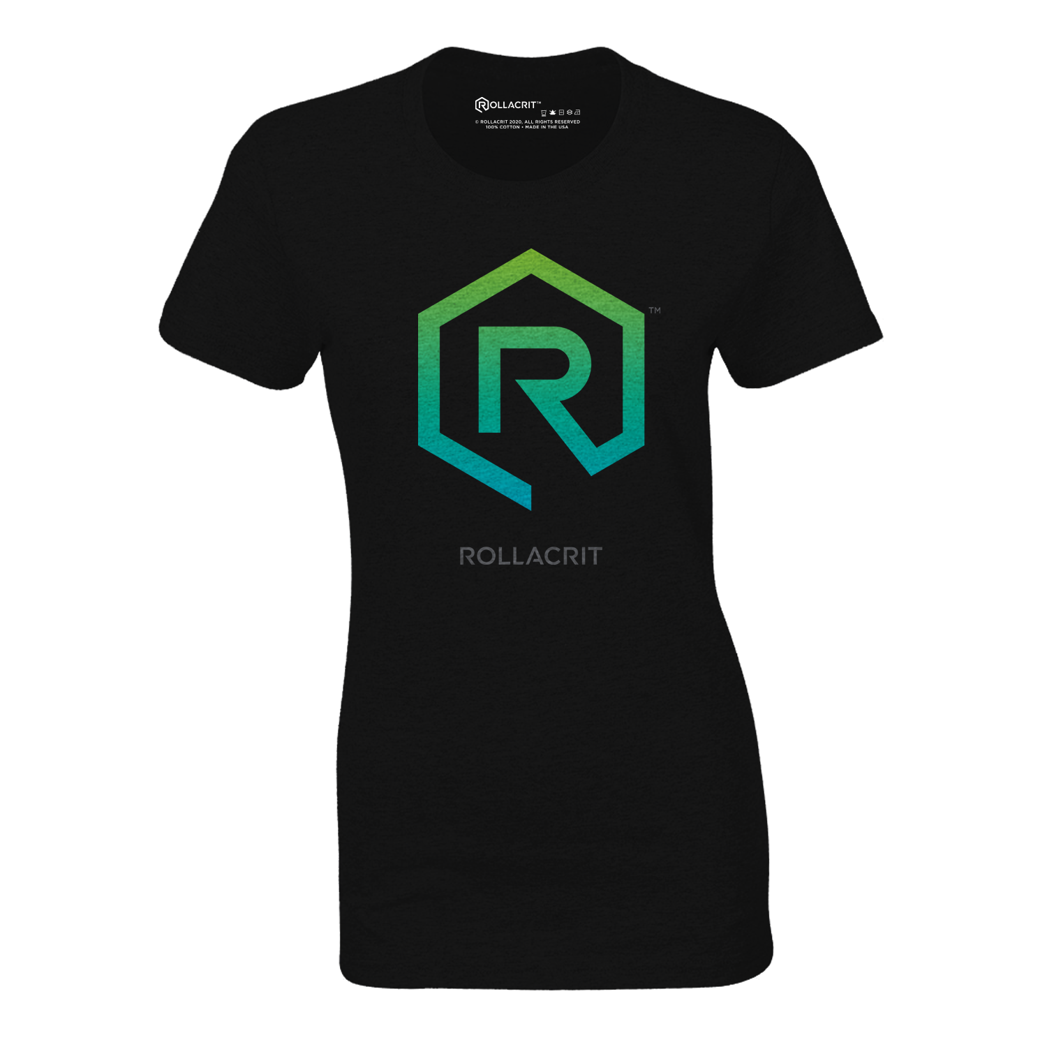 Green Horizon 1e Rollacrit Fitted T-Shirt | Rollacrit