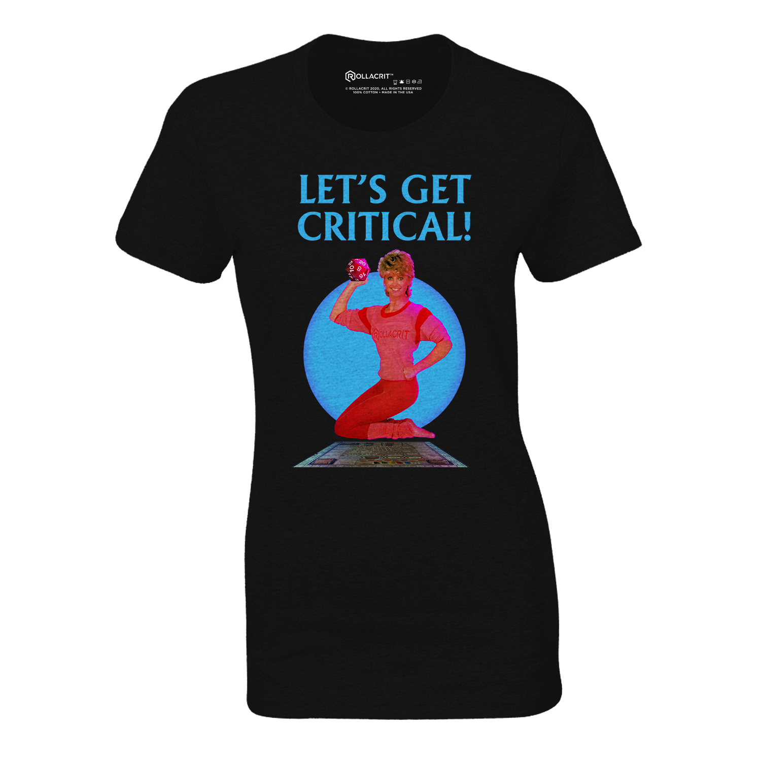 Let's Get Critical Fitted T-shirt | Rollacrit