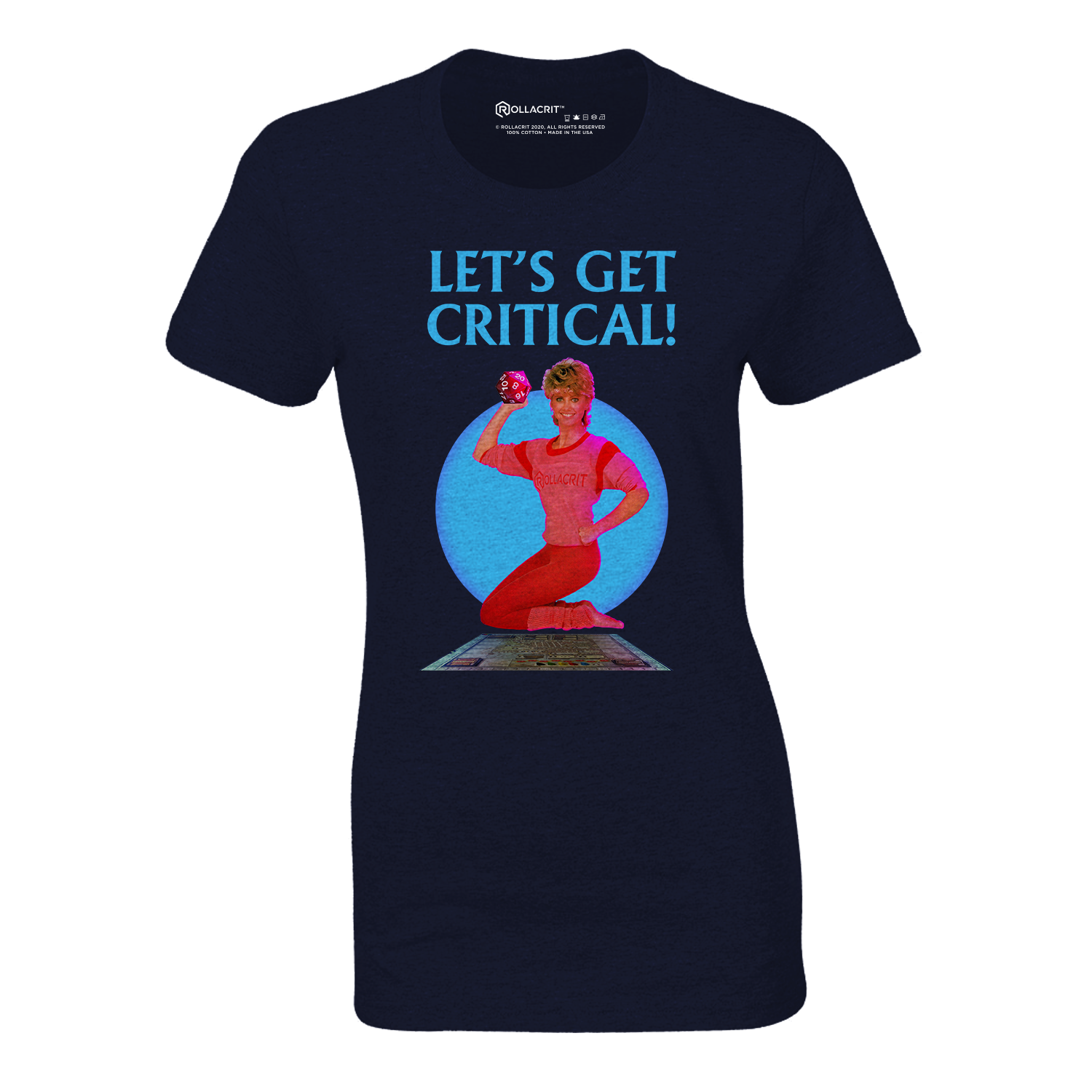 Let's Get Critical Fitted T-shirt | Rollacrit