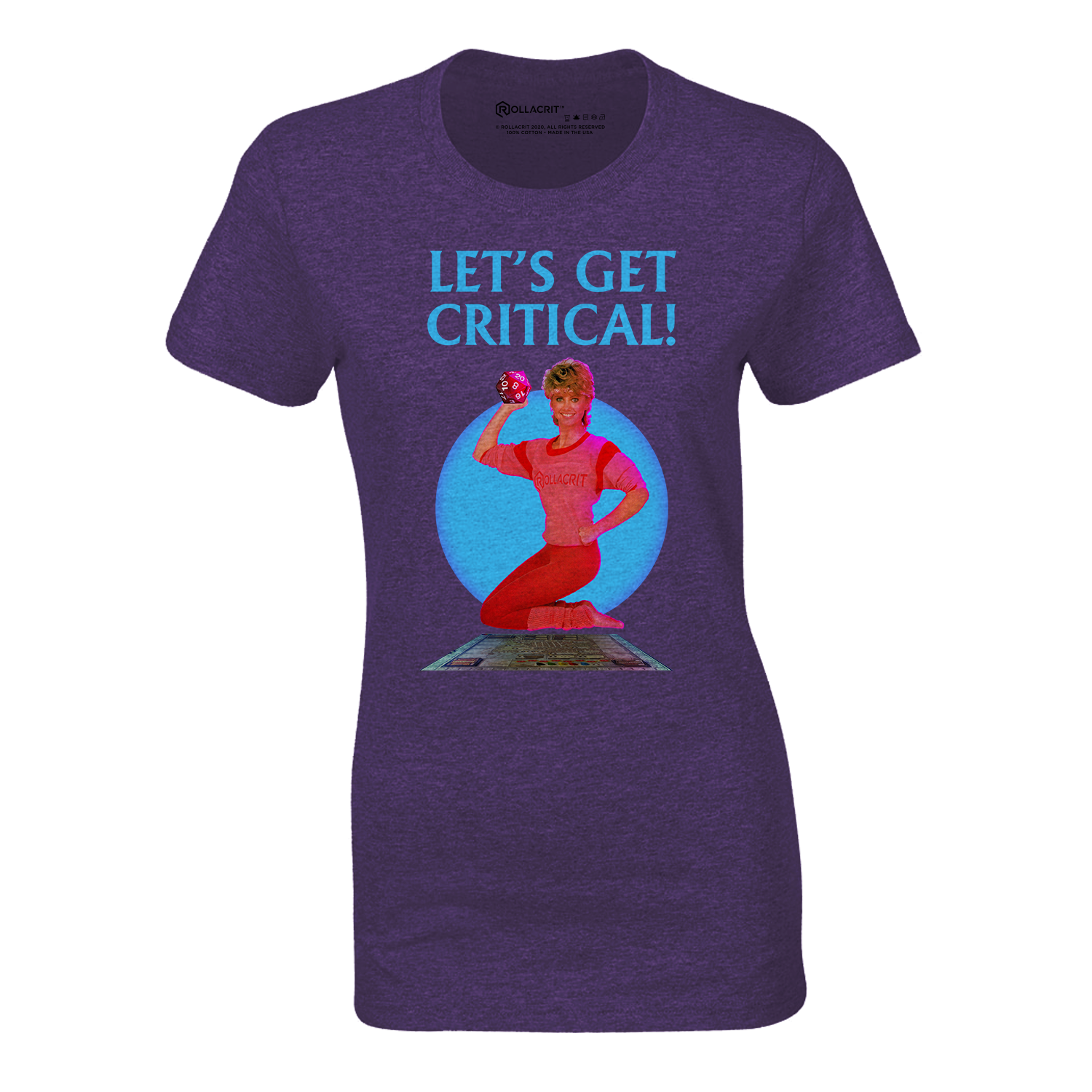 Let's Get Critical Fitted T-shirt | Rollacrit