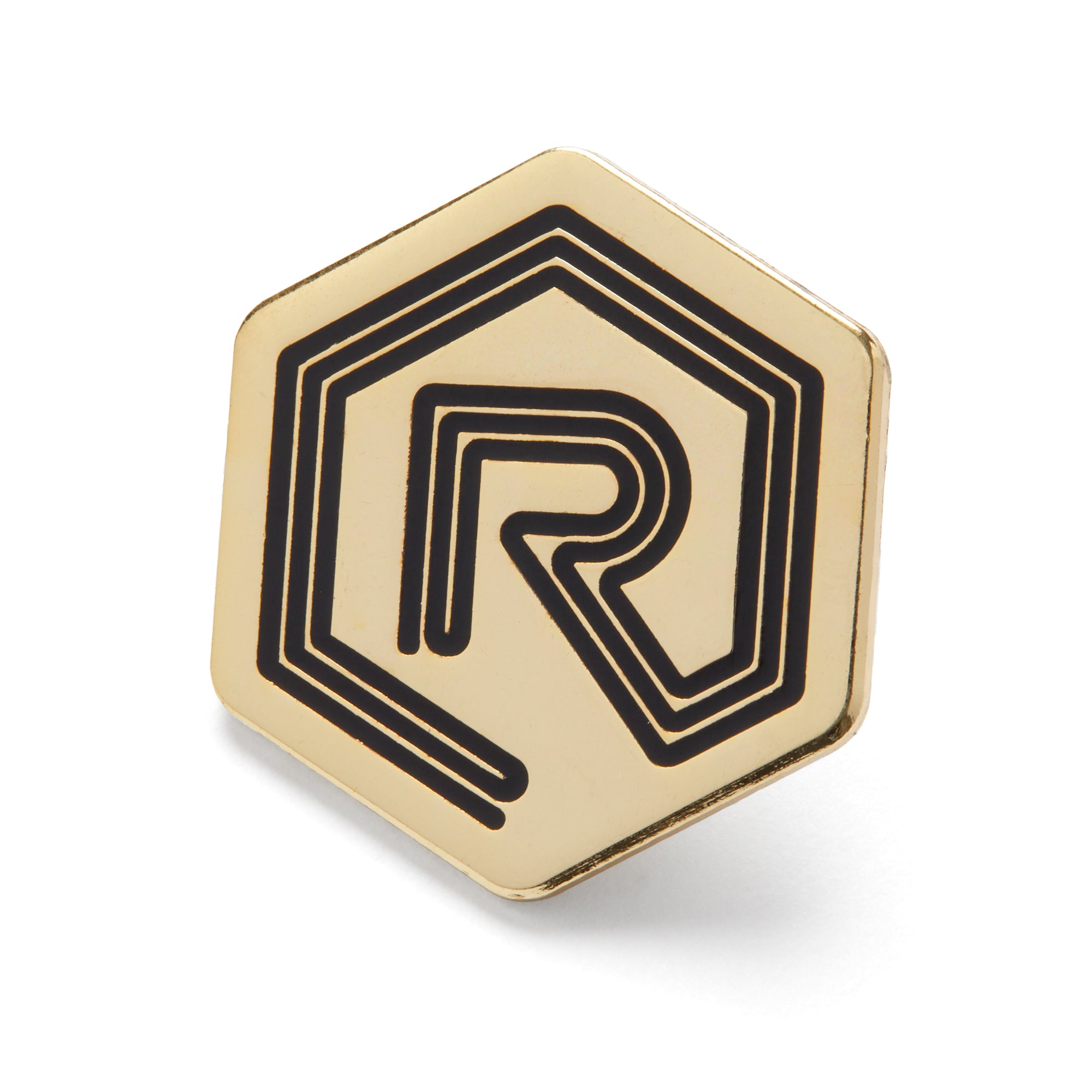 Gold and Black Rollacrit Logo Pin | Rollacrit