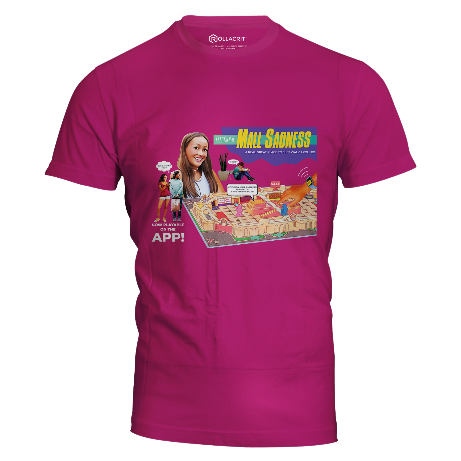 Mall Sadness Slim Fit T-Shirt | Rollacrit