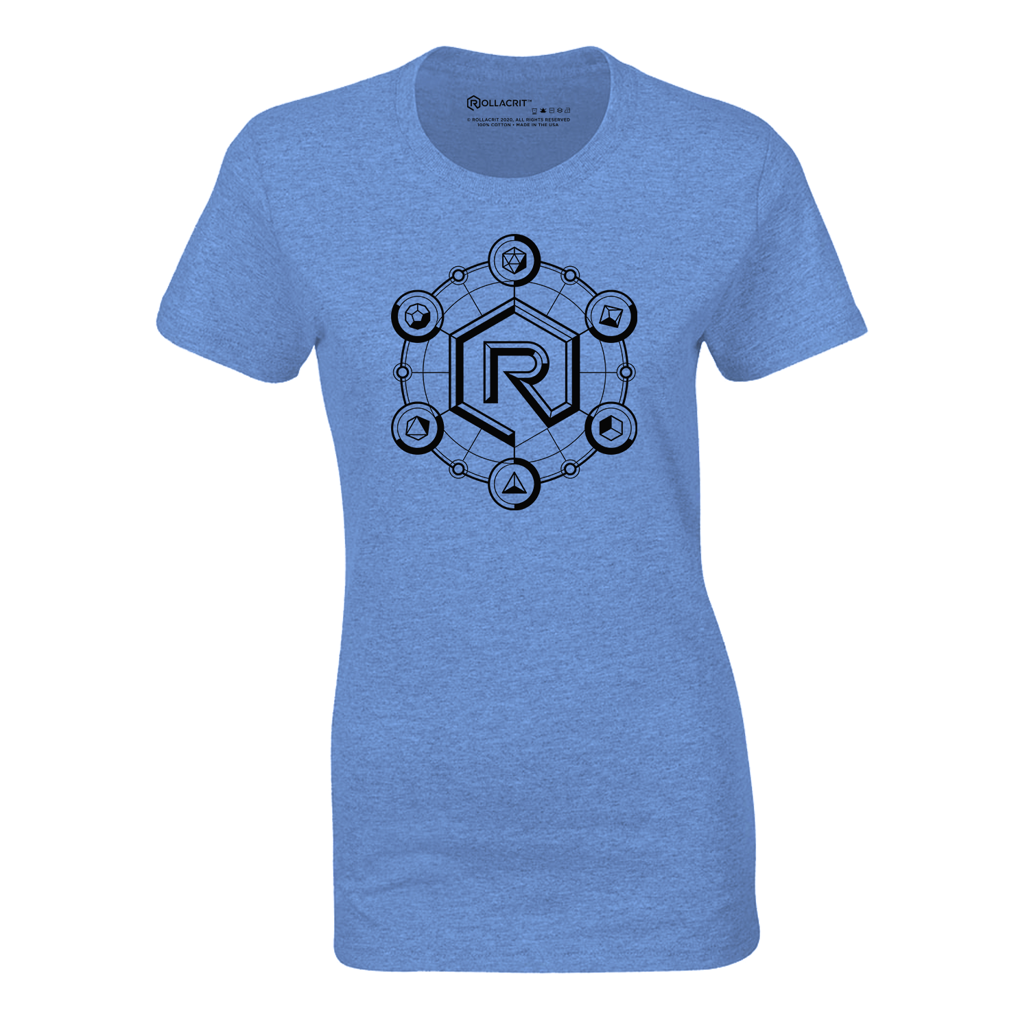 Phases of Crit Fitted T-shirt | Rollacrit