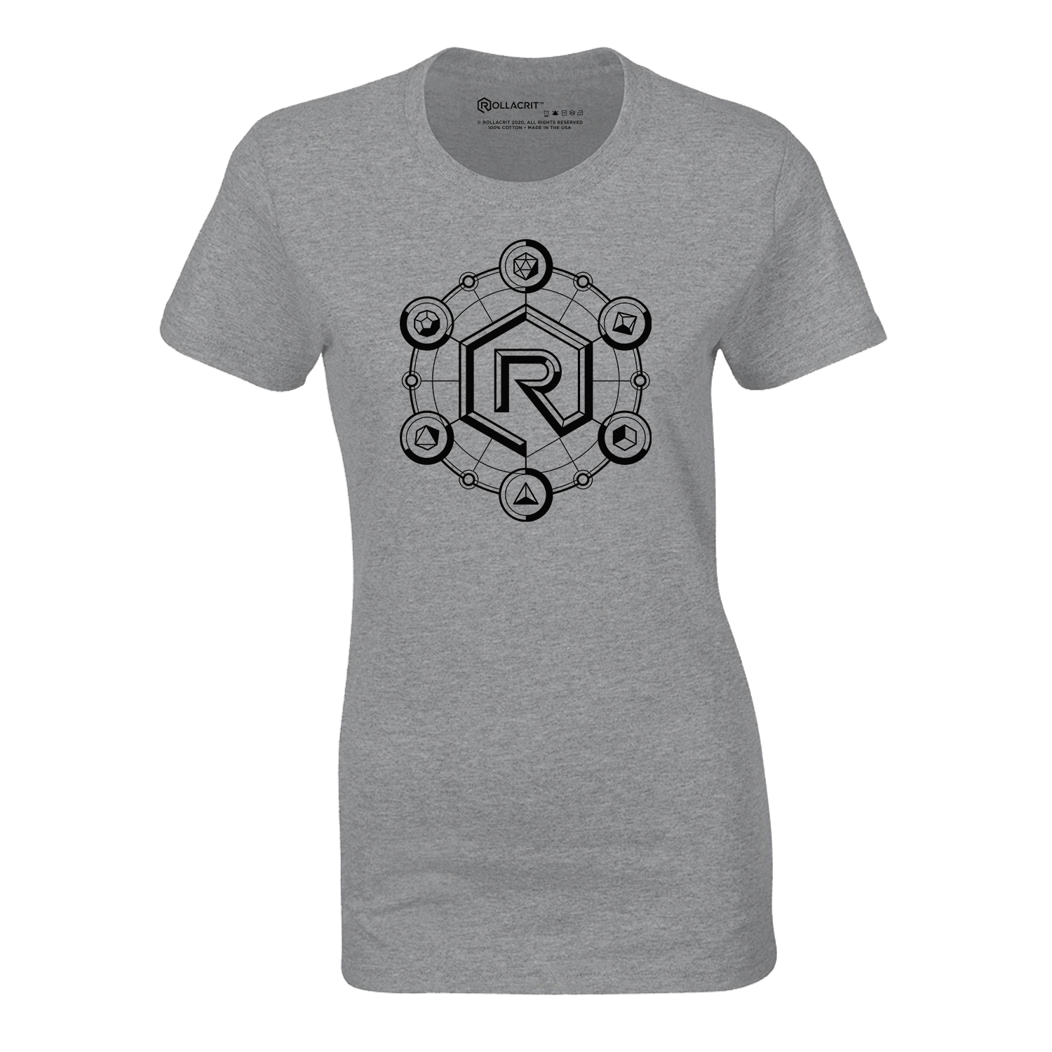 Phases of Crit Fitted T-shirt | Rollacrit