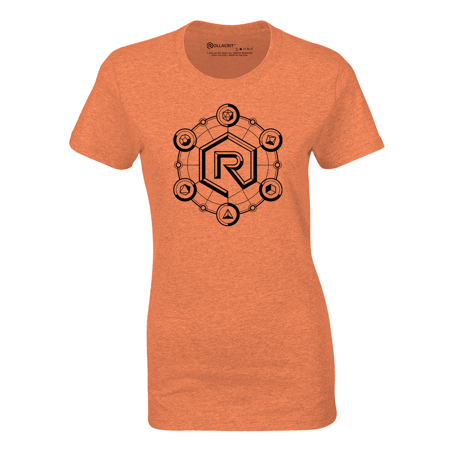 Phases of Crit Fitted T-shirt | Rollacrit