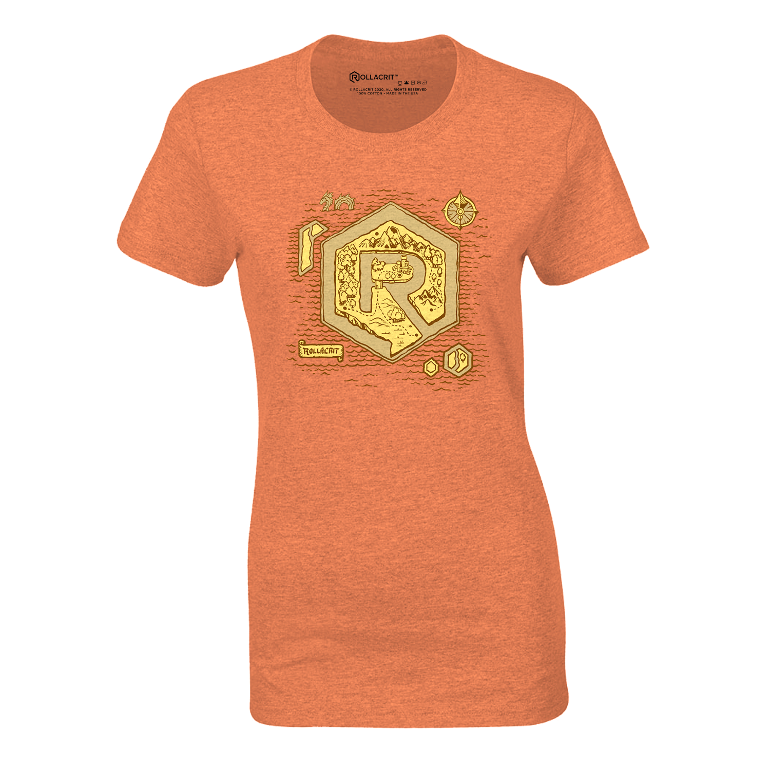 Rollacrit Island Fitted T-shirt | Rollacrit