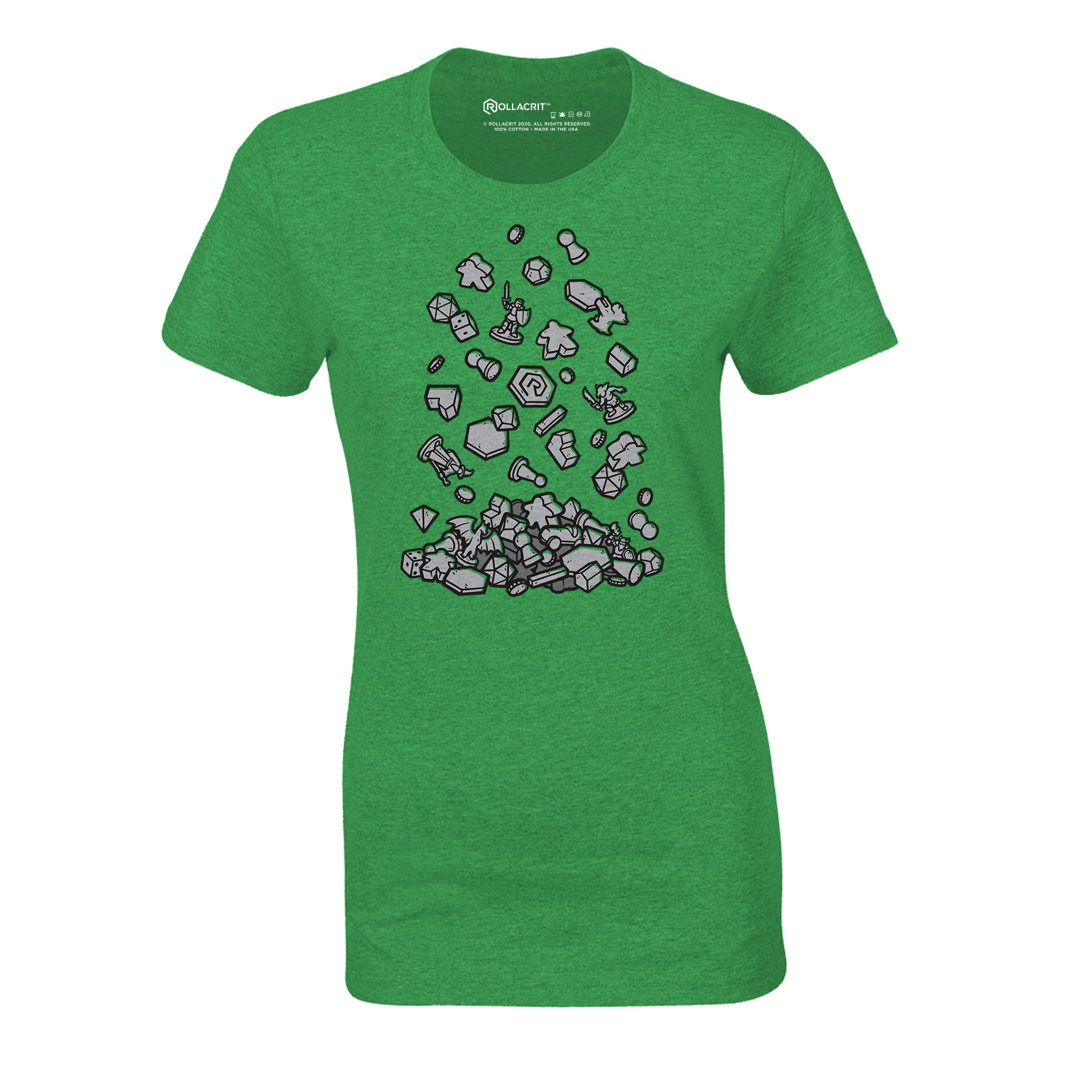 Crit Falls Apart Fitted T-shirt | Rollacrit