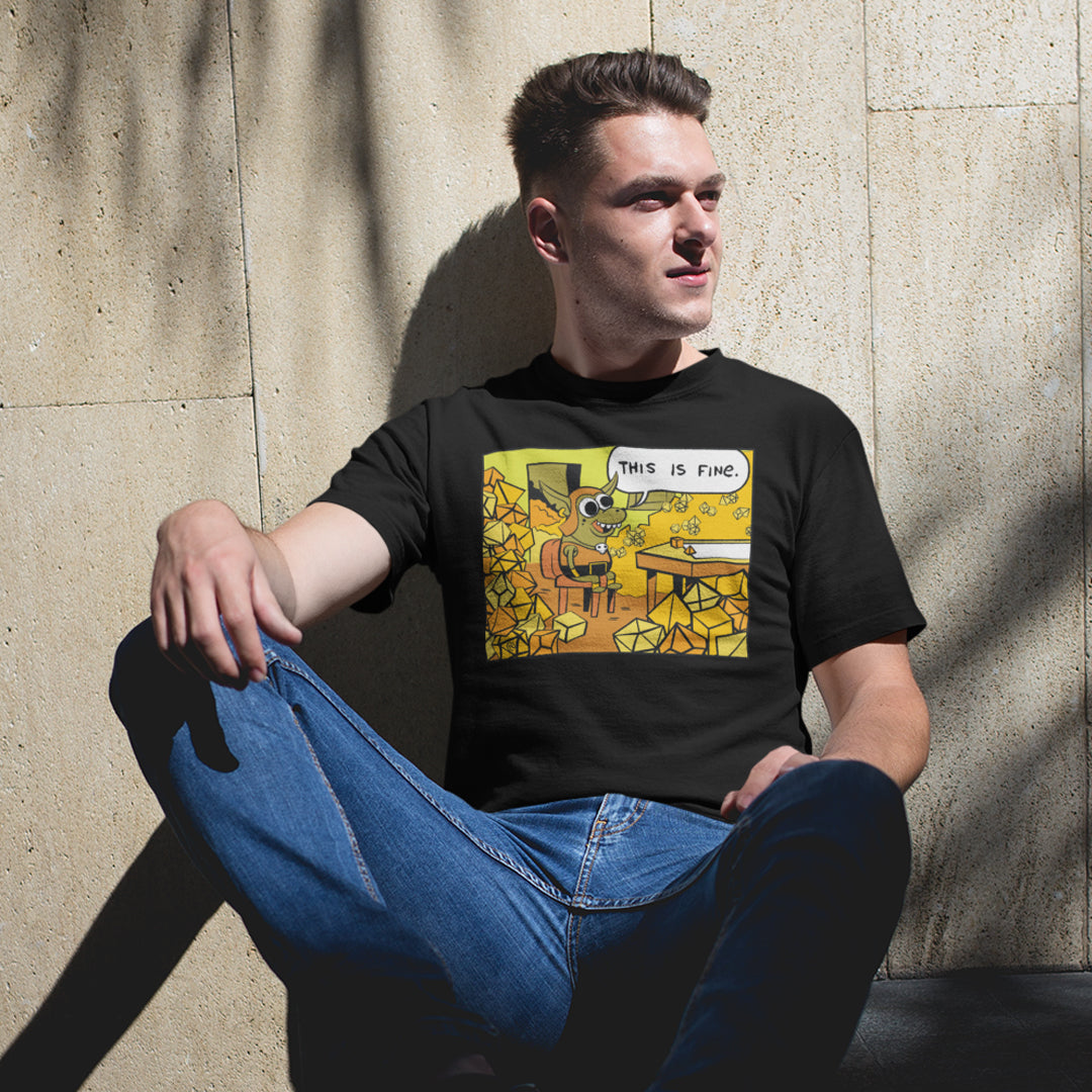 This is Fine Dice Goblin T-Shirt | Rollacrit