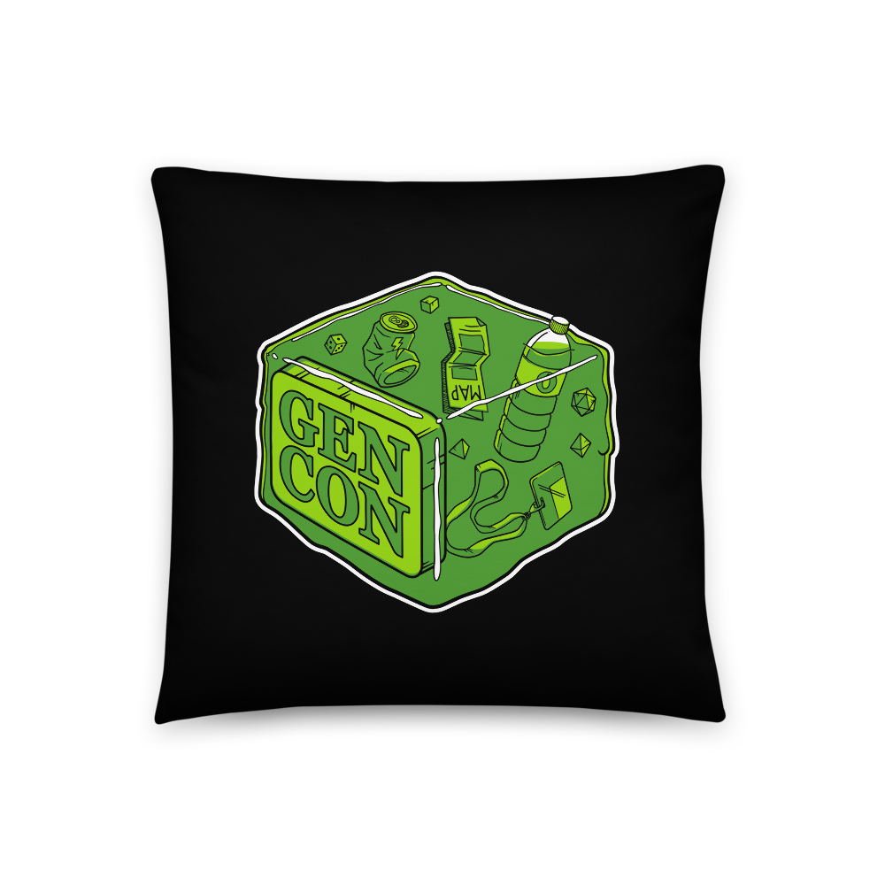 Gen Con Gelatinous Cube Pillow | Rollacrit