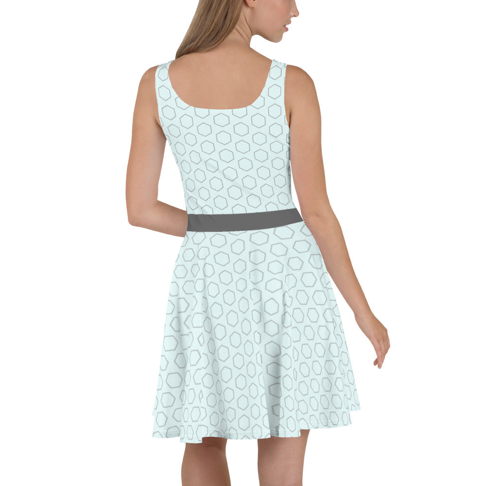 Rollacrit Logo Hex Skater Dress | Rollacrit