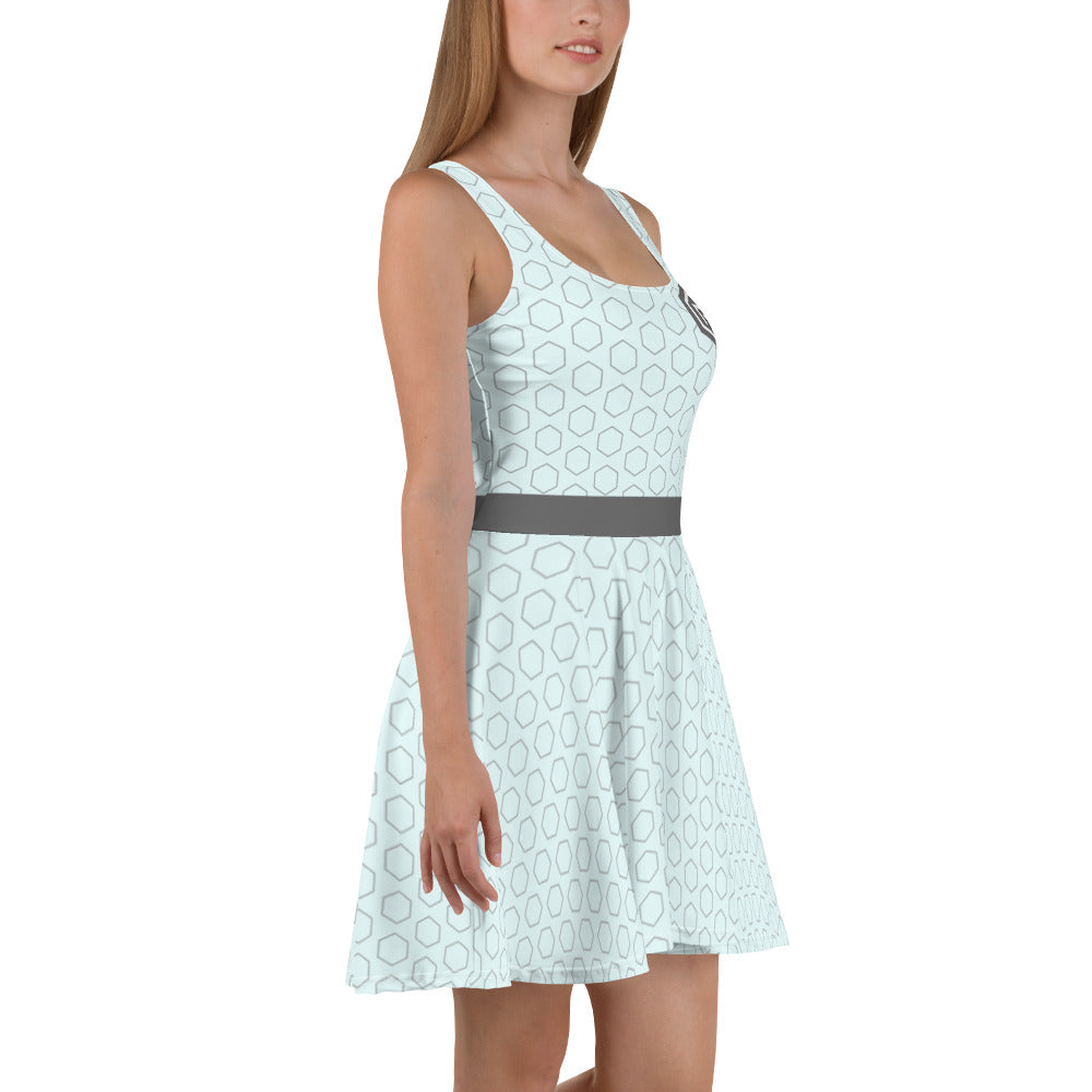 Rollacrit Logo Hex Skater Dress | Rollacrit