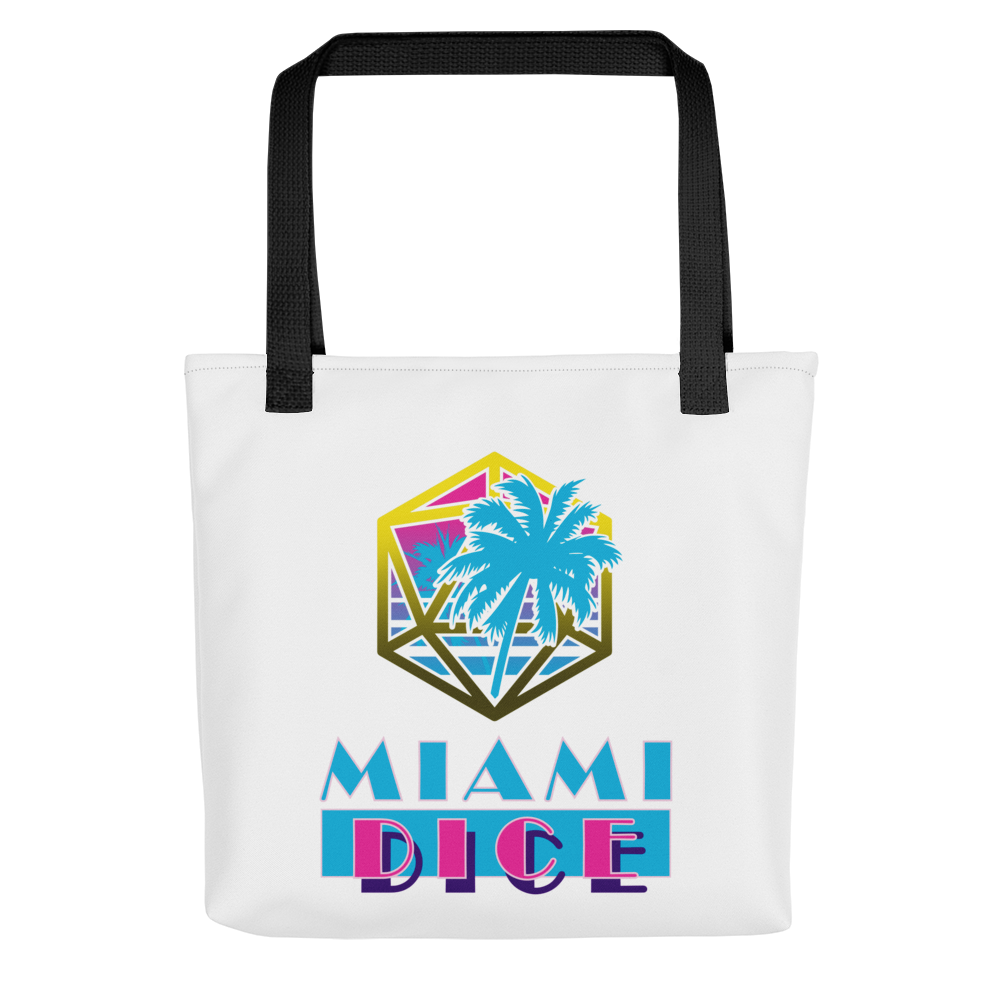 Miami Dice Tote Bag | Rollacrit