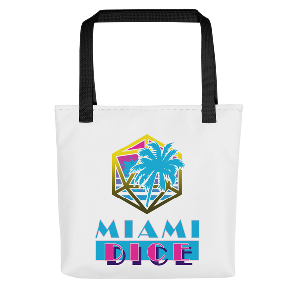 Miami Dice Tote Bag | Rollacrit