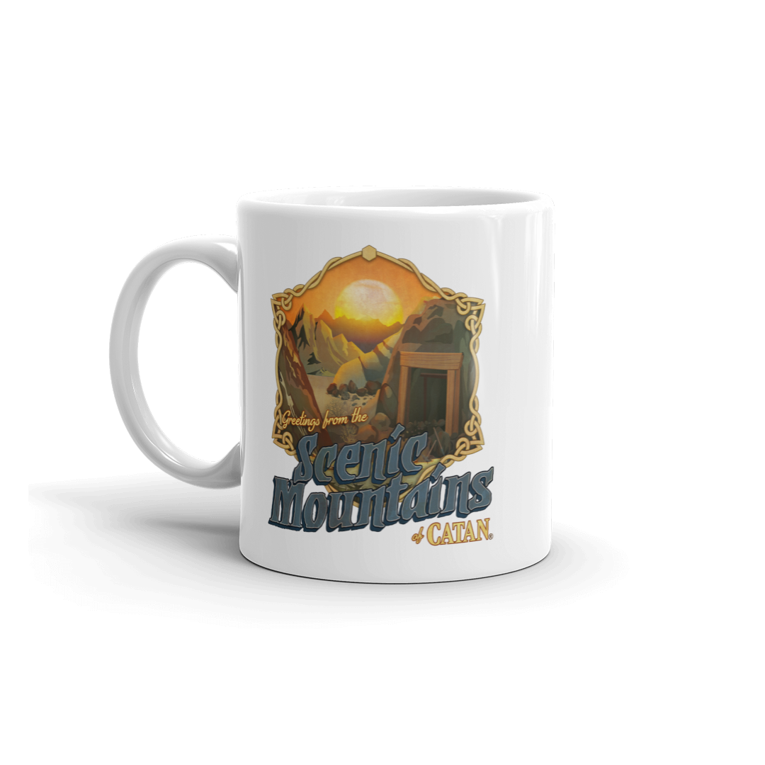 Greetings from Catan: Scenic Mountains Mug | Rollacrit