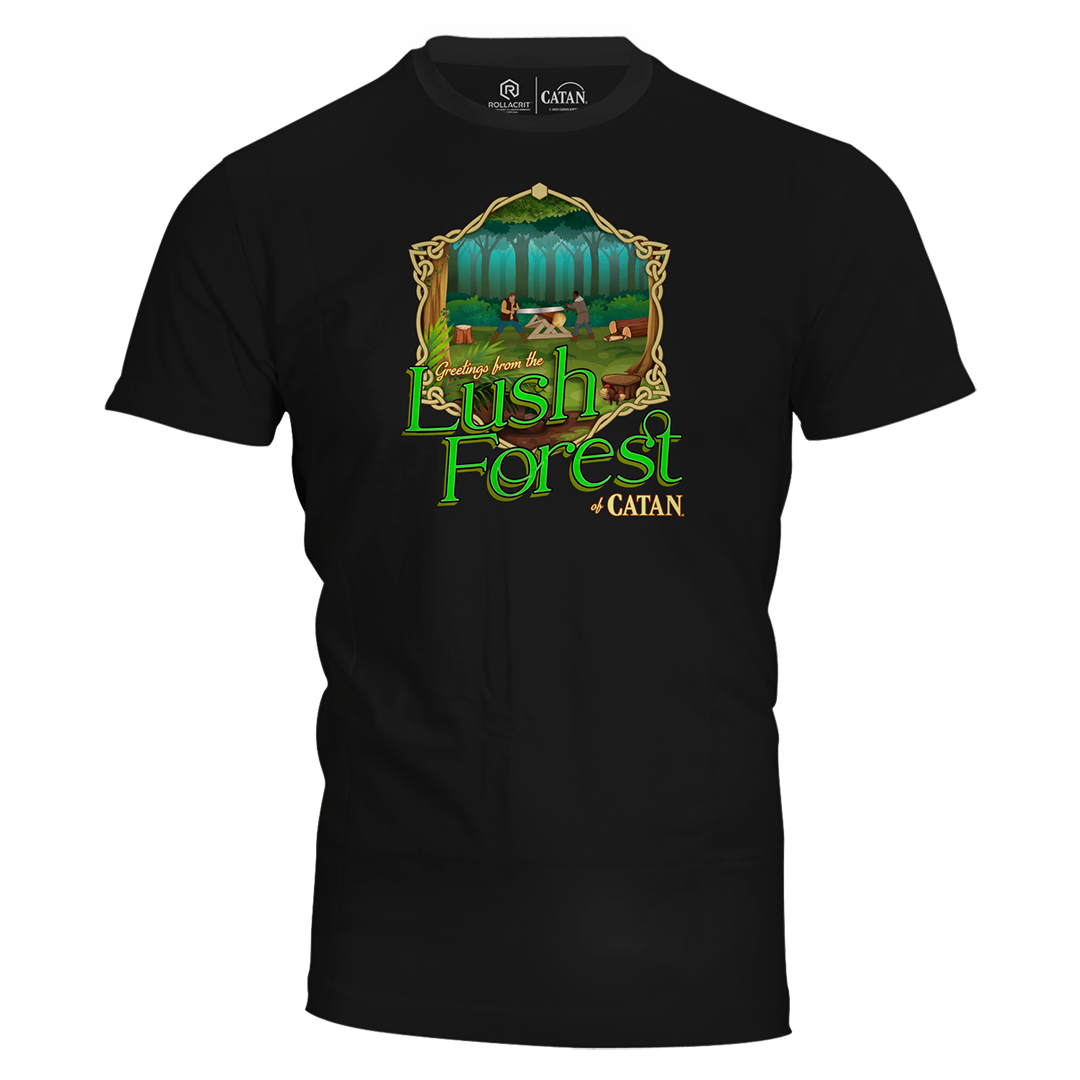 Greetings from Catan: Lush Forest T-Shirt | Rollacrit