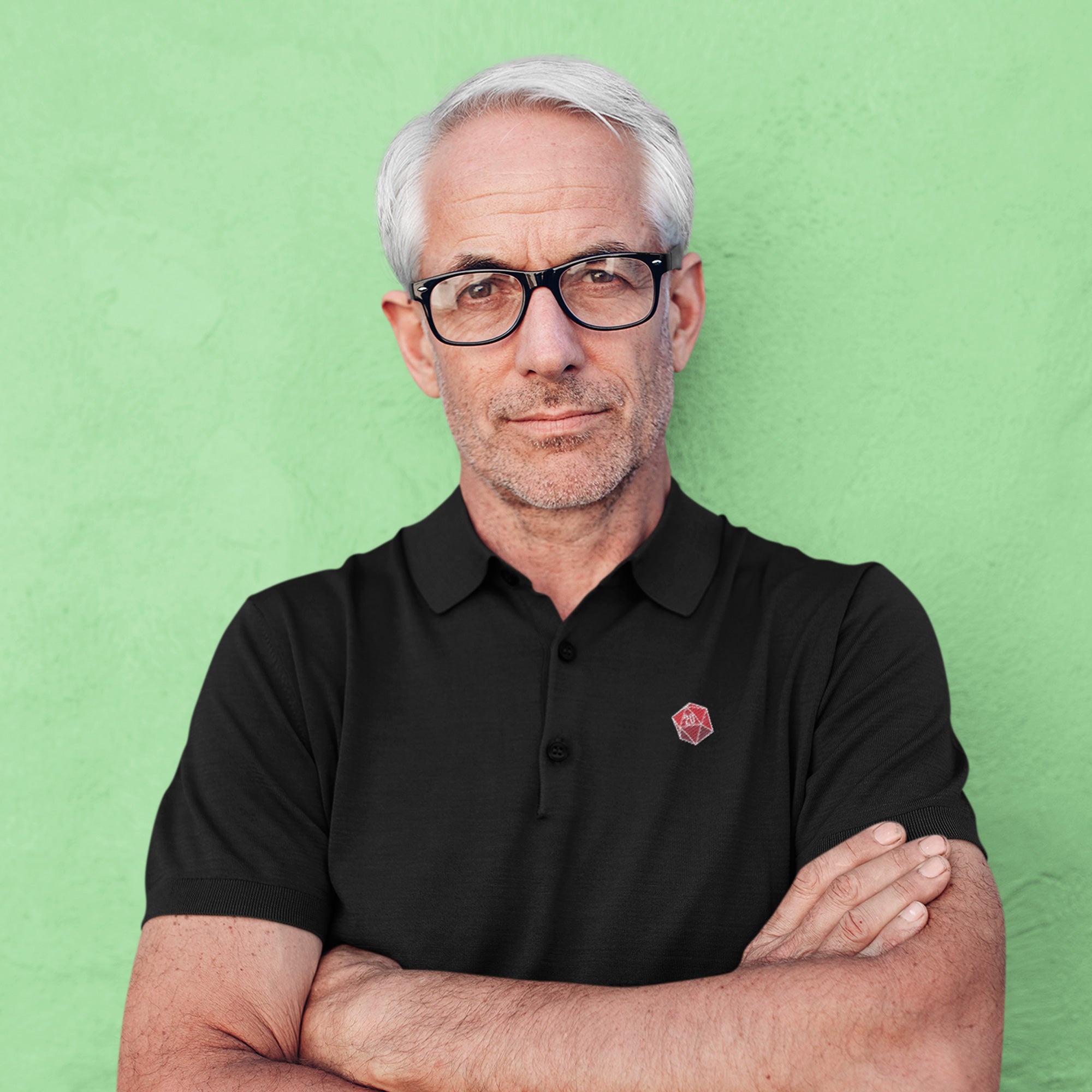 d20 Embroidered Polo | Rollacrit