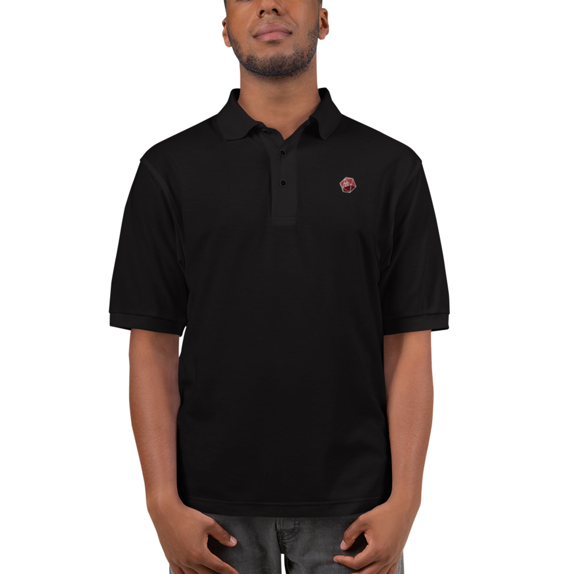 d20 Embroidered Polo | Rollacrit