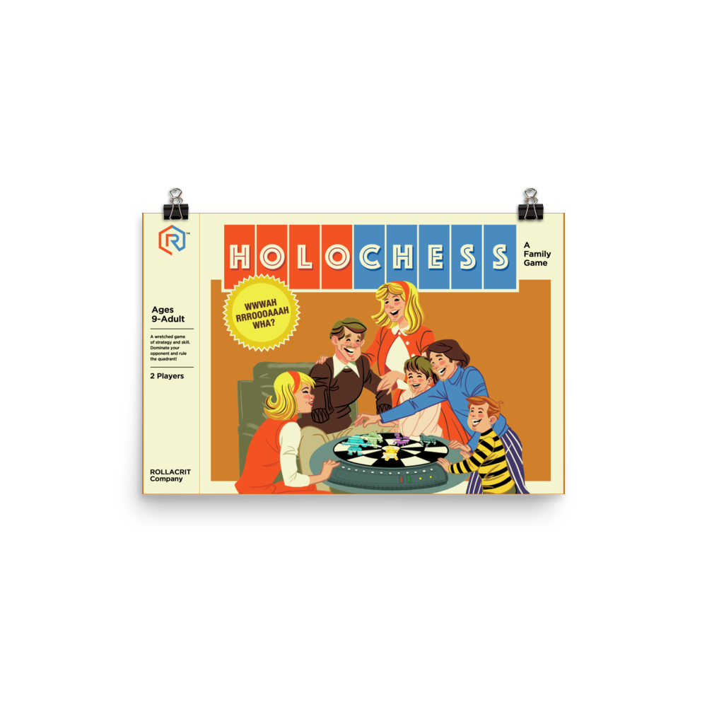 Holo Chess Poster | Rollacrit